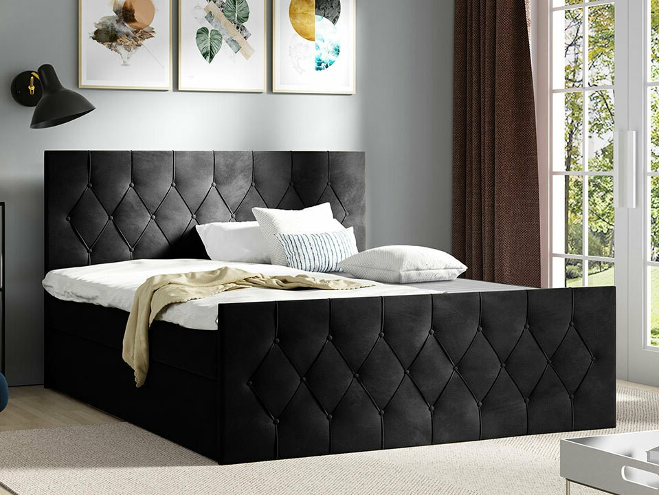 Boxspring postelja Baltimore 161 (Mikrofaza 15)