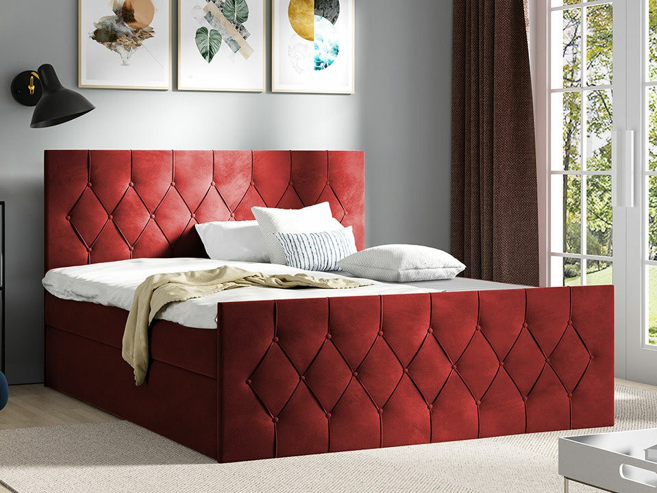 Boxspring postelja Baltimore 161 (Mikrofaza 34)