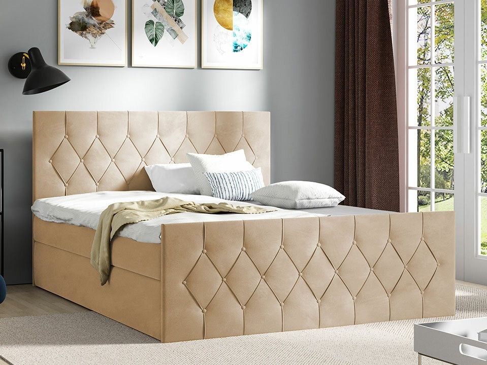 Boxspring postelja Hortulus II (Mikrofaza 05)