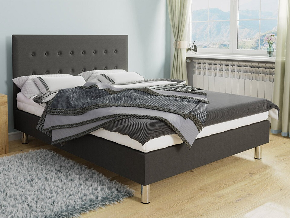 Boxspring postelja Logan 100 (Solo 267)