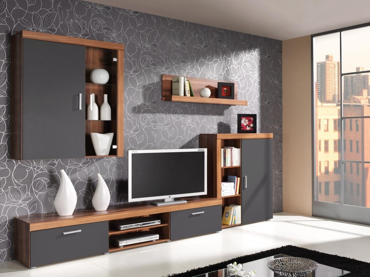 Komplet za dnevno sobo Cormiru 110 (Sliva + grafit)