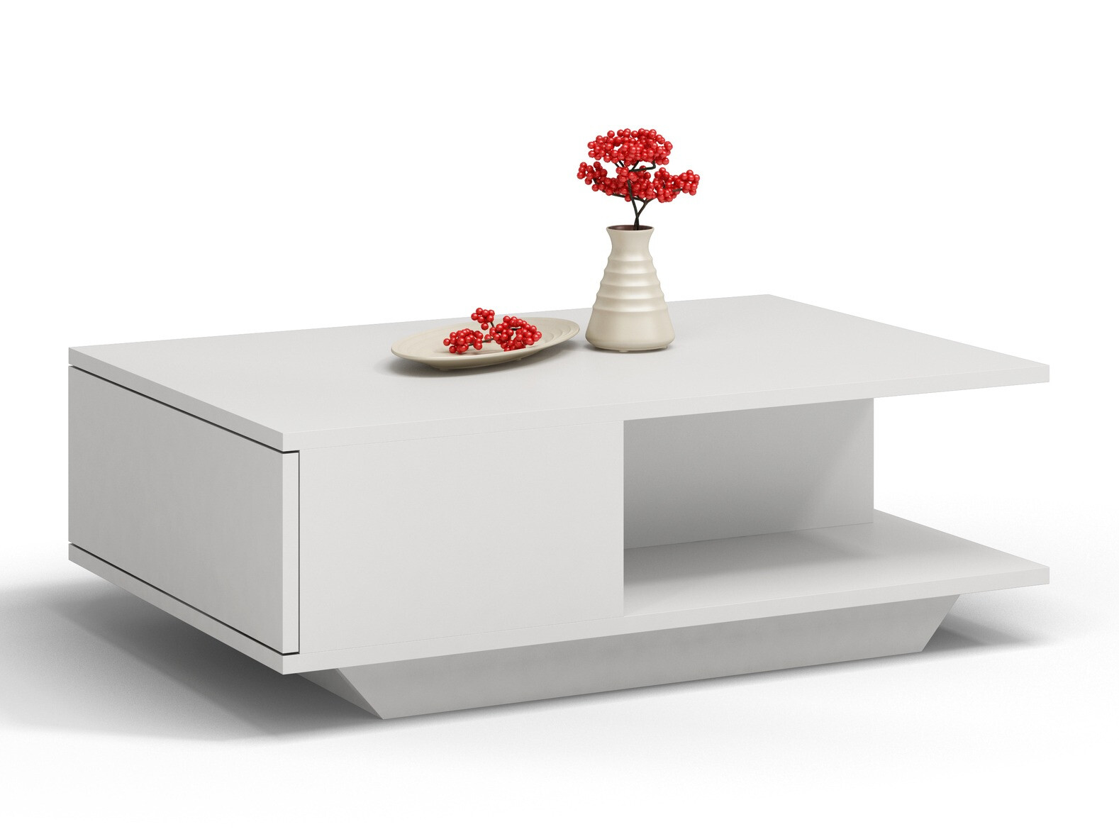 Klubska mizica Mandeville 205 (Bela)