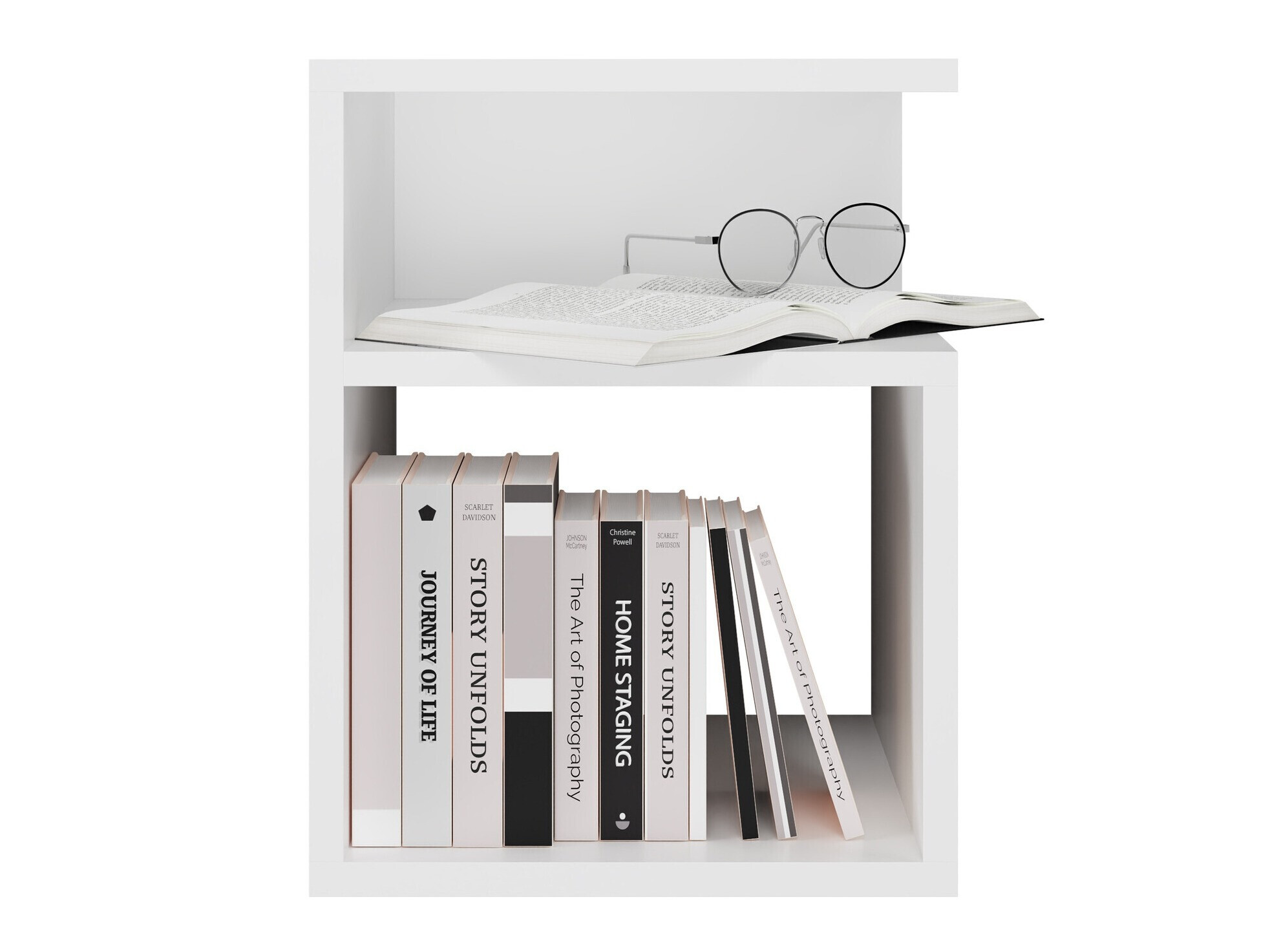 Nočna omarica Mandeville 202 (Bela)