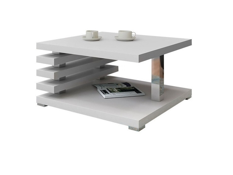 Klubska mizica Goodyear 122 (Mat bela)