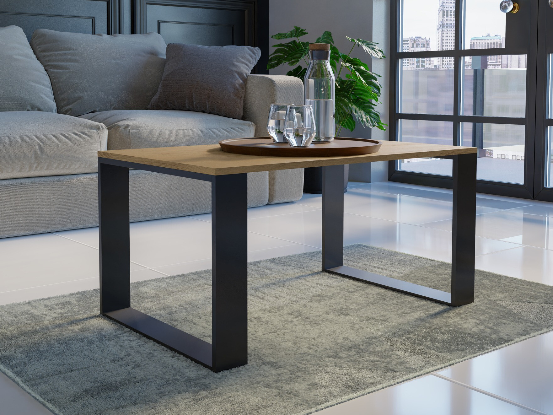 Klubska mizica Mandeville 217 (Artisan hrast)