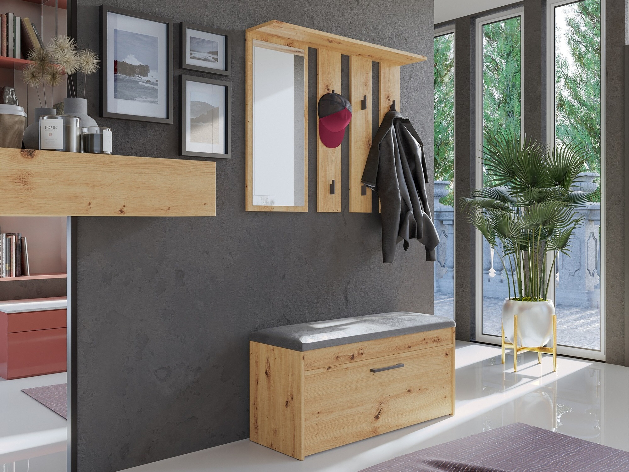 Obešalnik Mandeville 210 (Artisan hrast)