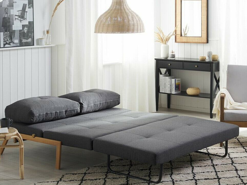 Raztegljiv kavč Berwyn 436 (Temno siva)