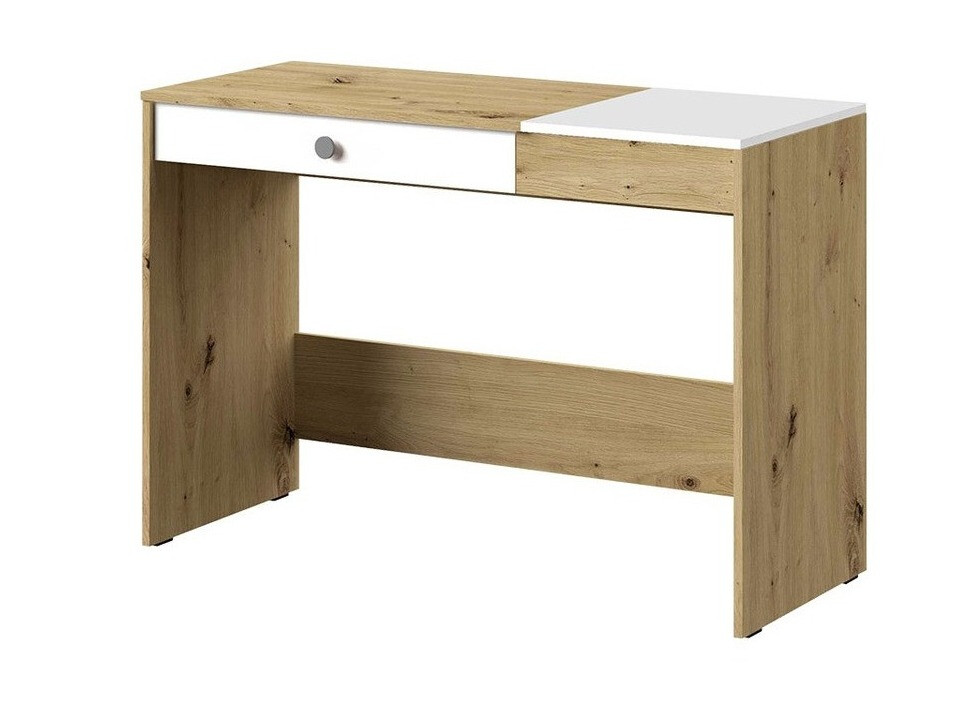 Pisalna miza Almira 109 (Artisan hrast + Bela + Siva)