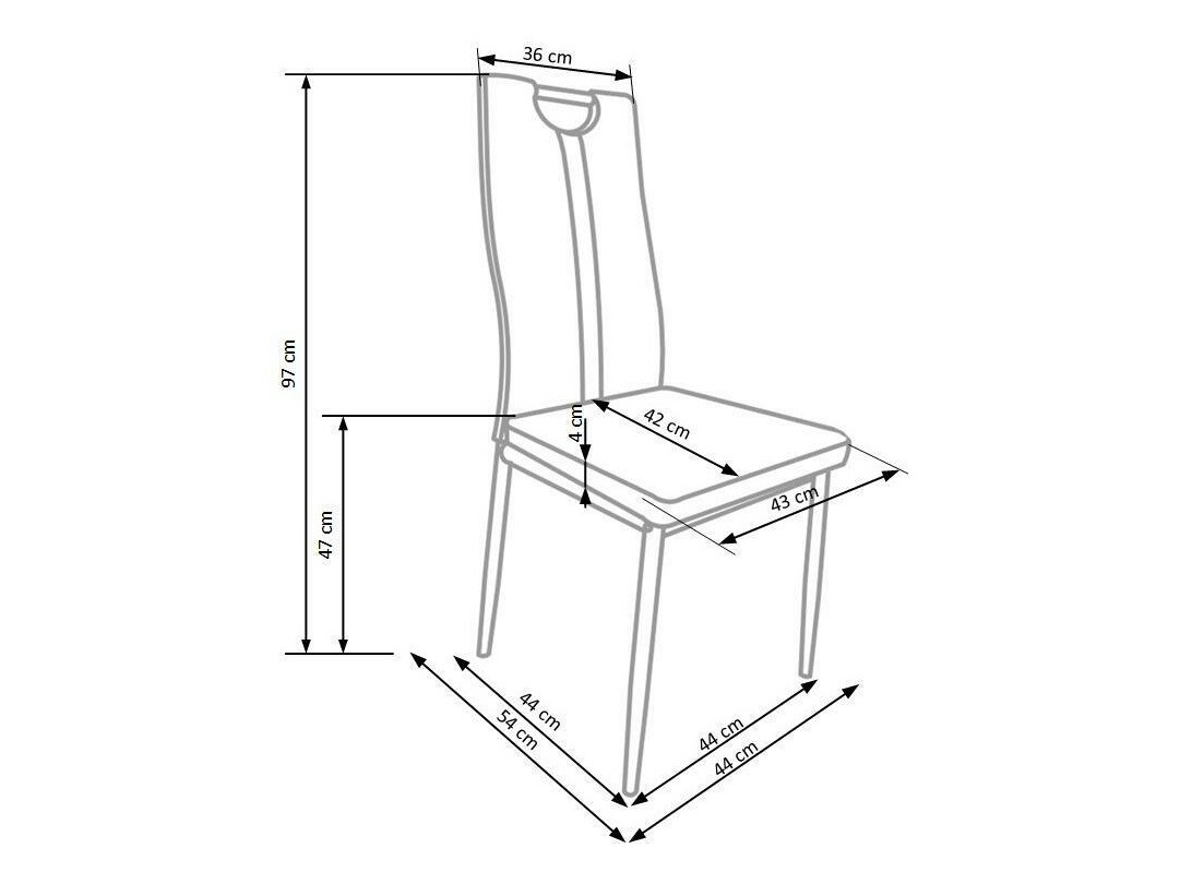 Stol Houston 252 (Črna)