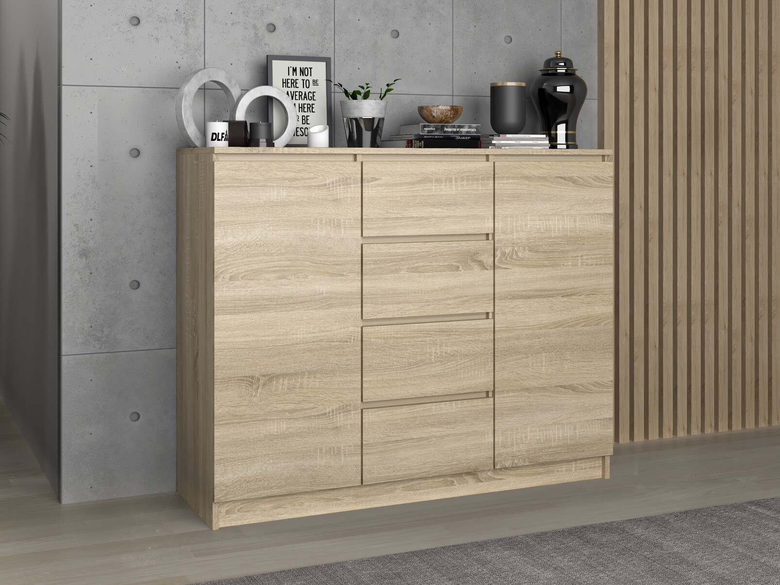 Komoda Elbvelu 113 (Sonoma hrast)