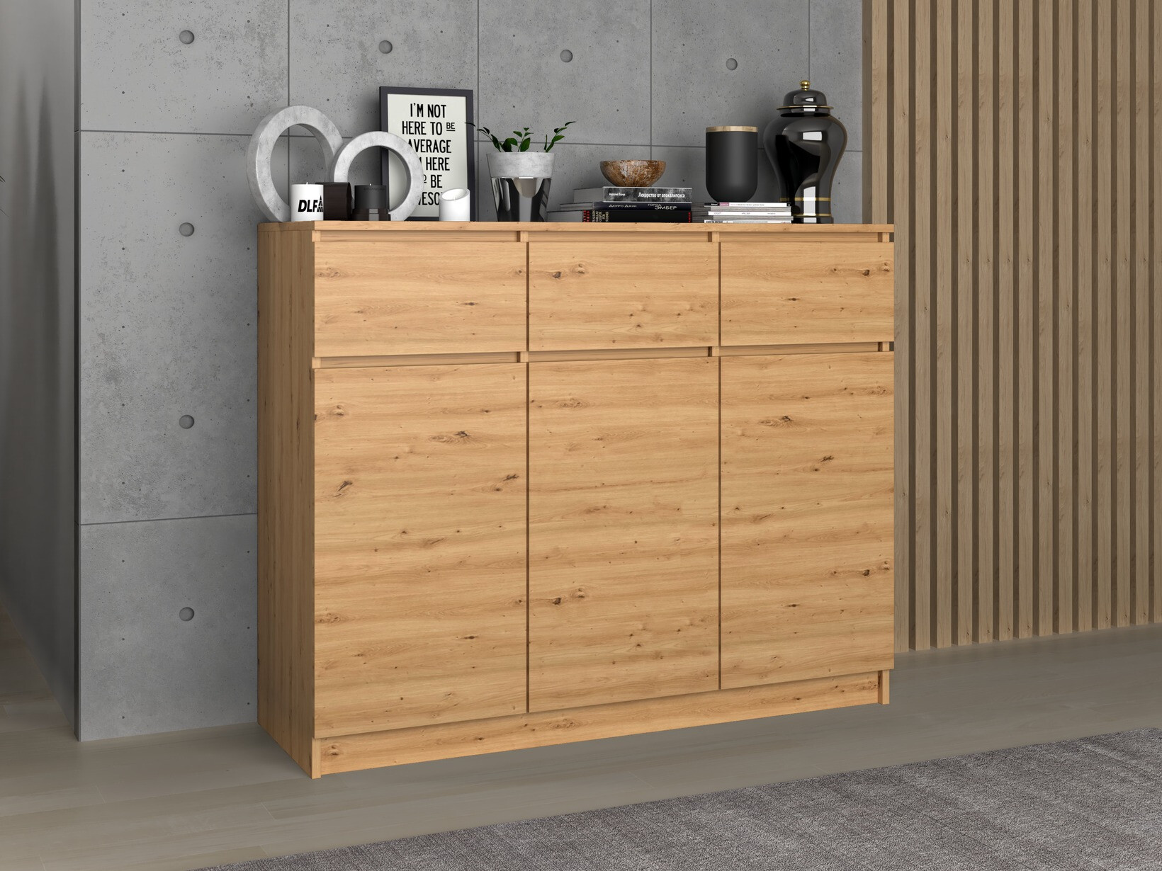 Komoda Elbvelu 115 (Artisan hrast)