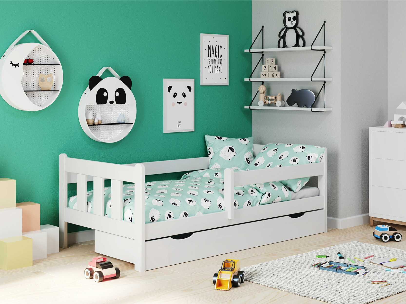 Postelja Houston 889 (Bela)