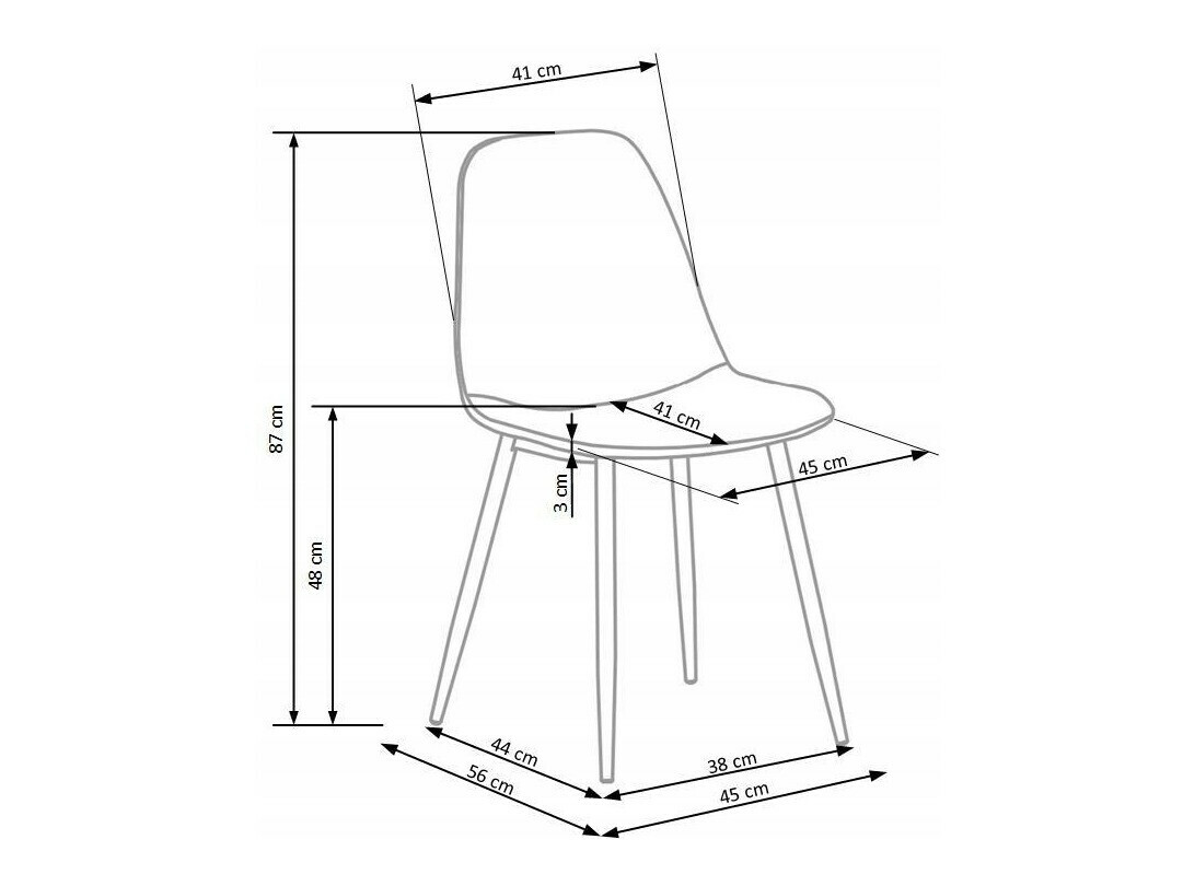 Stol Houston 983 (Temno modra)