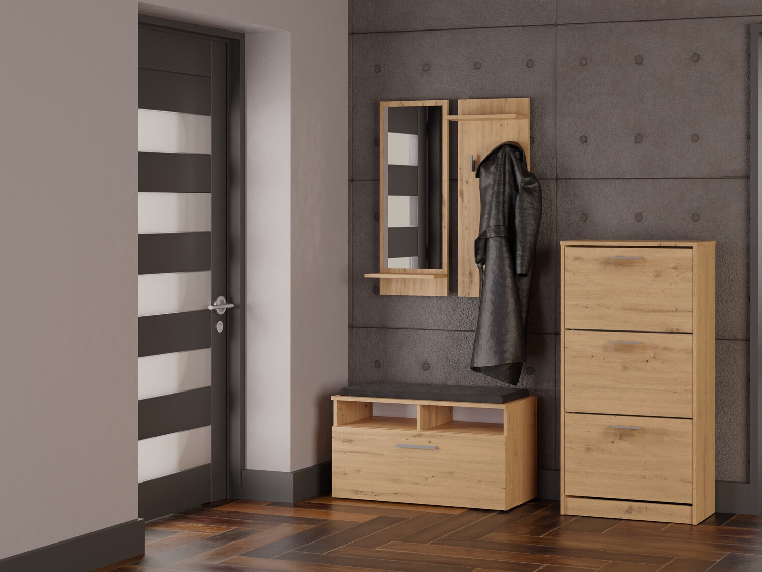 Omarica za čevlje Mandeville 224 (Artisan hrast)