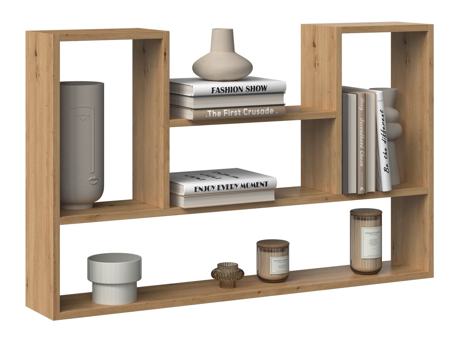 Stenska polica Mandeville 225 (Artisan hrast)