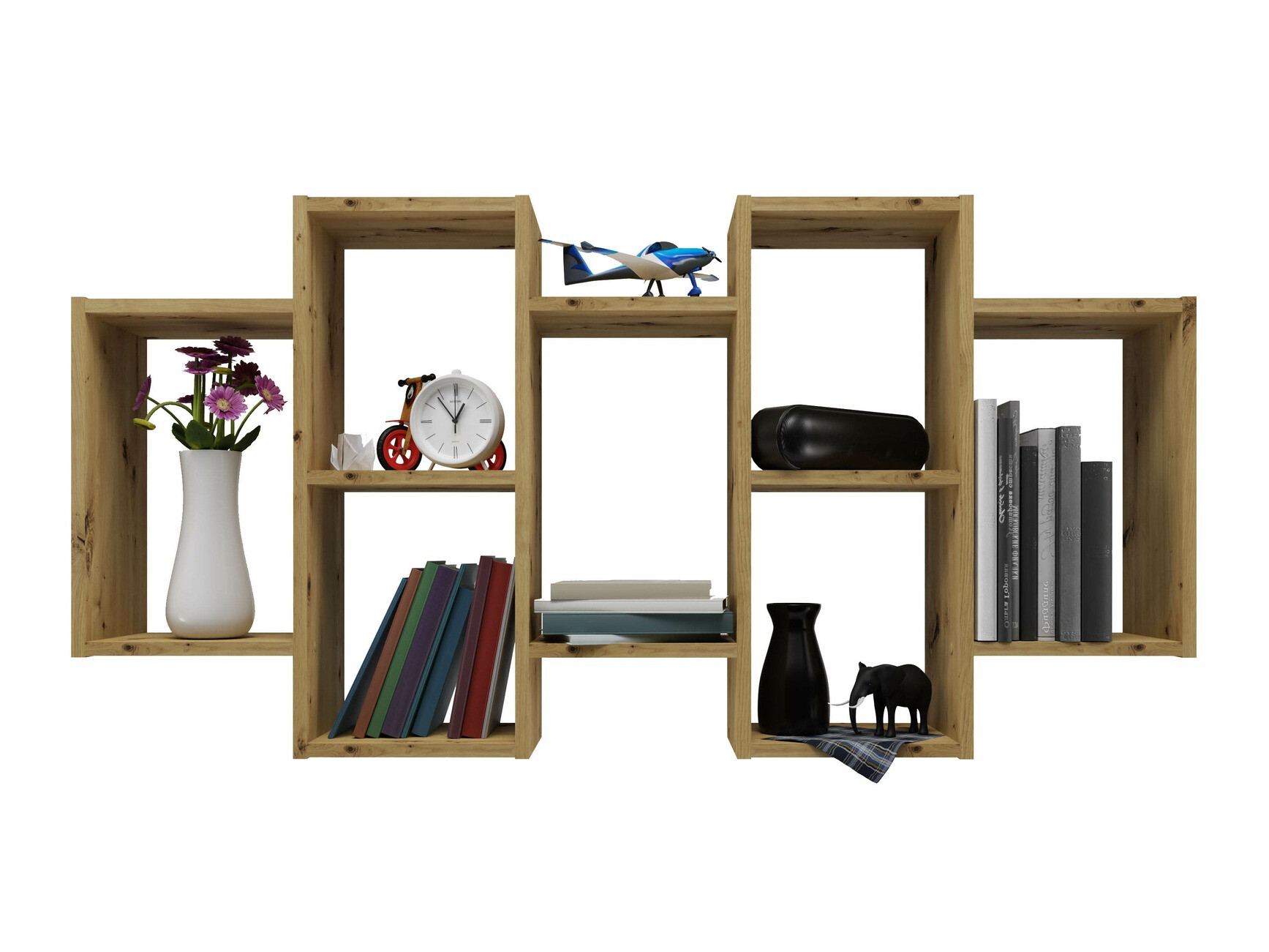 Stenska polica Mandeville 226 (Artisan hrast)