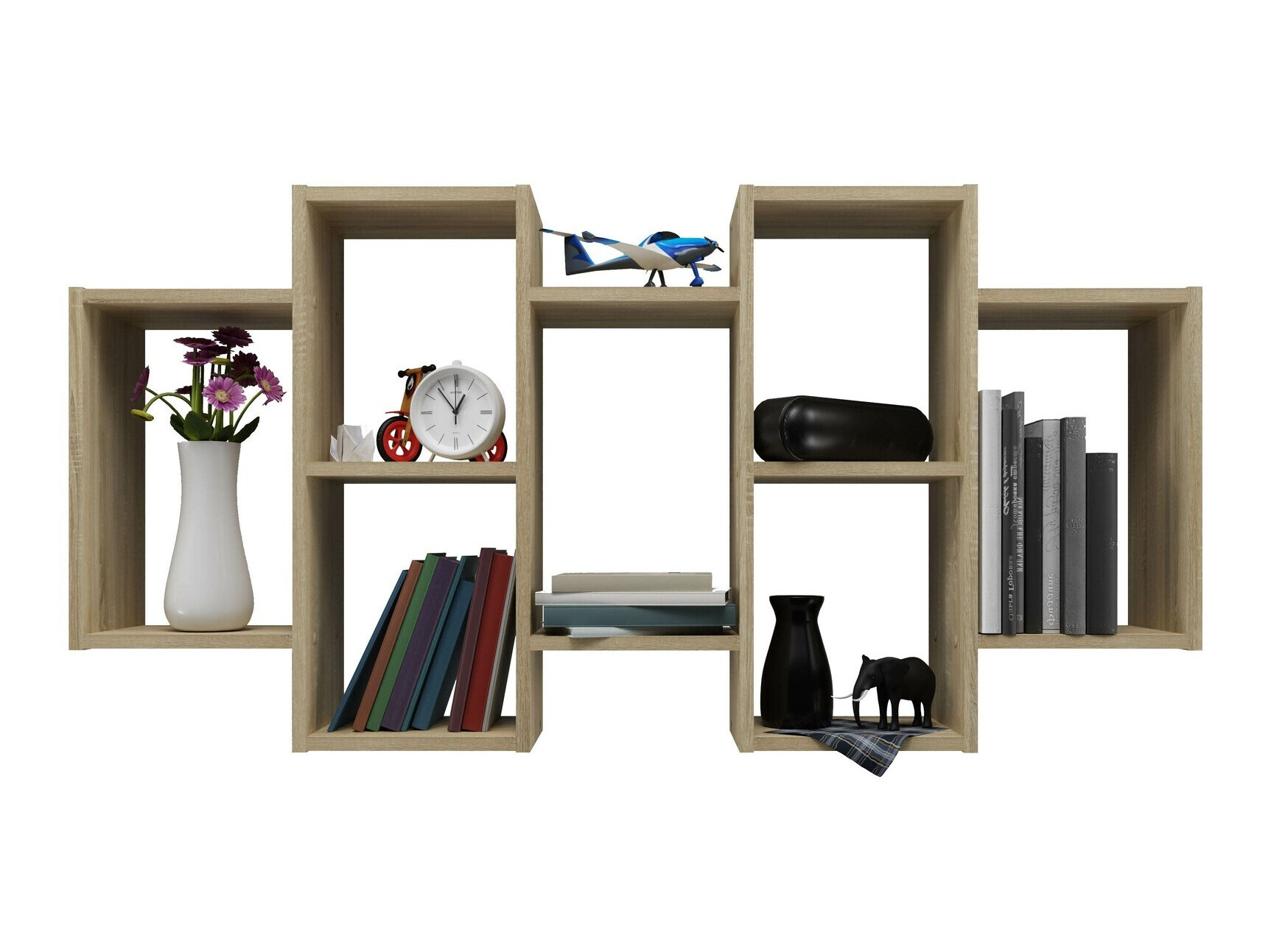 Stenska polica Mandeville 226 (Sonoma hrast)