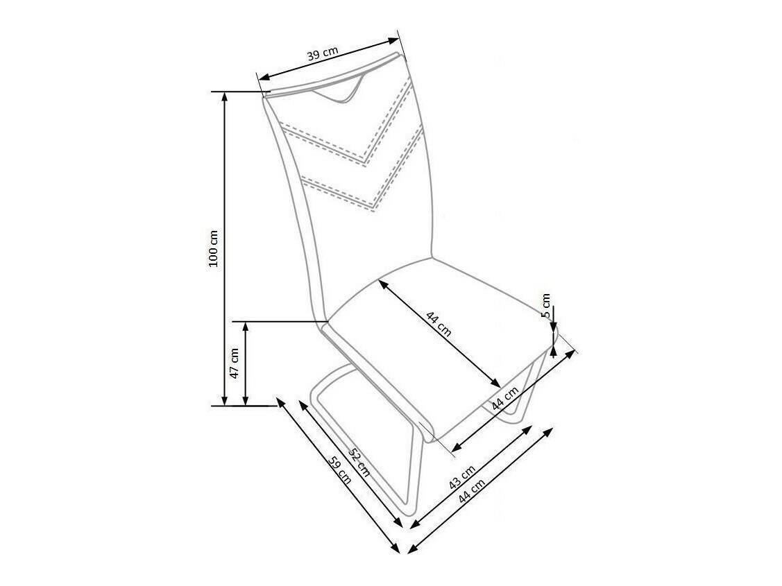 Stol Houston 557 (Cappuccino)