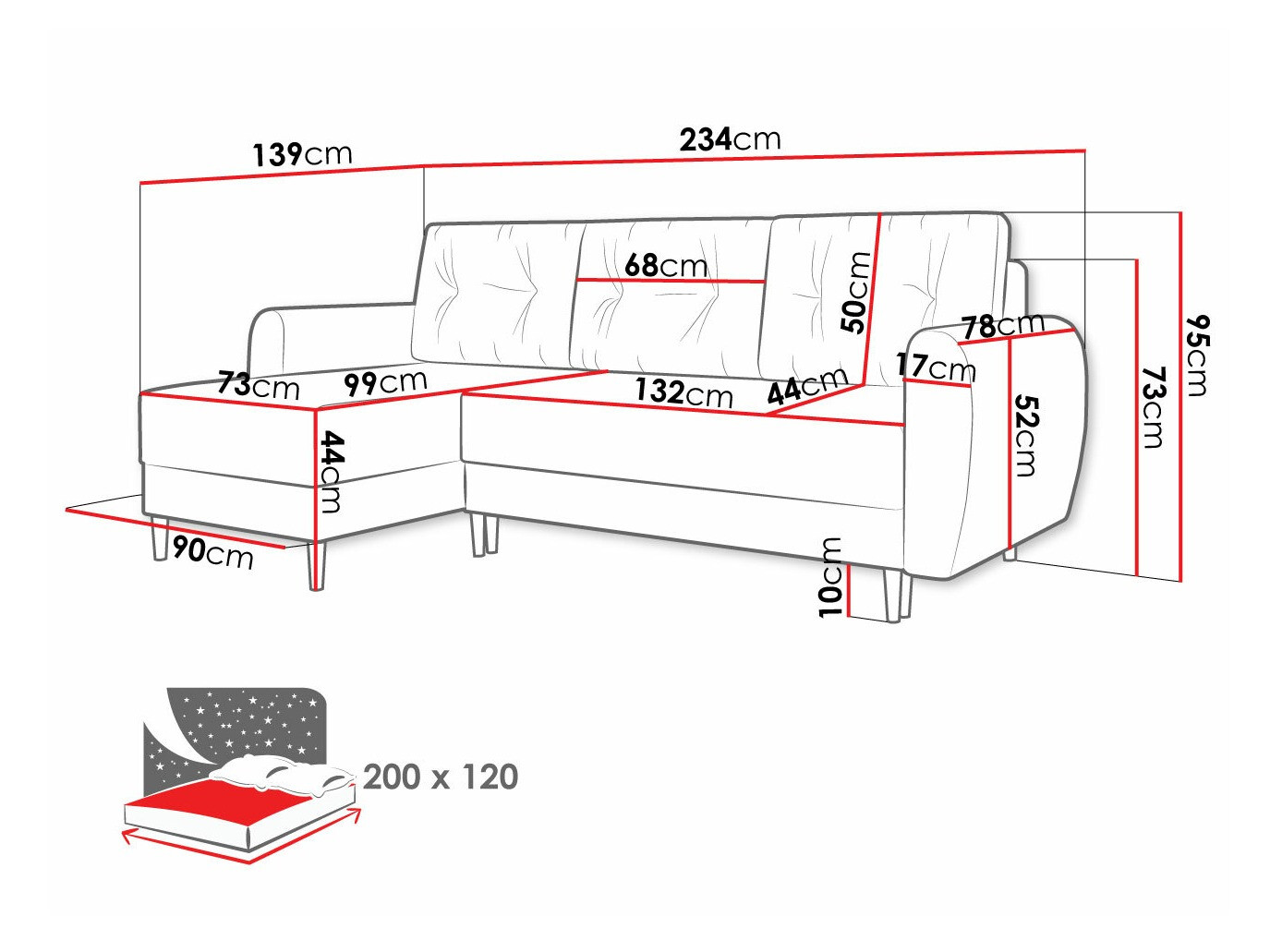 Kotna garnitura Memphis 109 (Itaka 16)