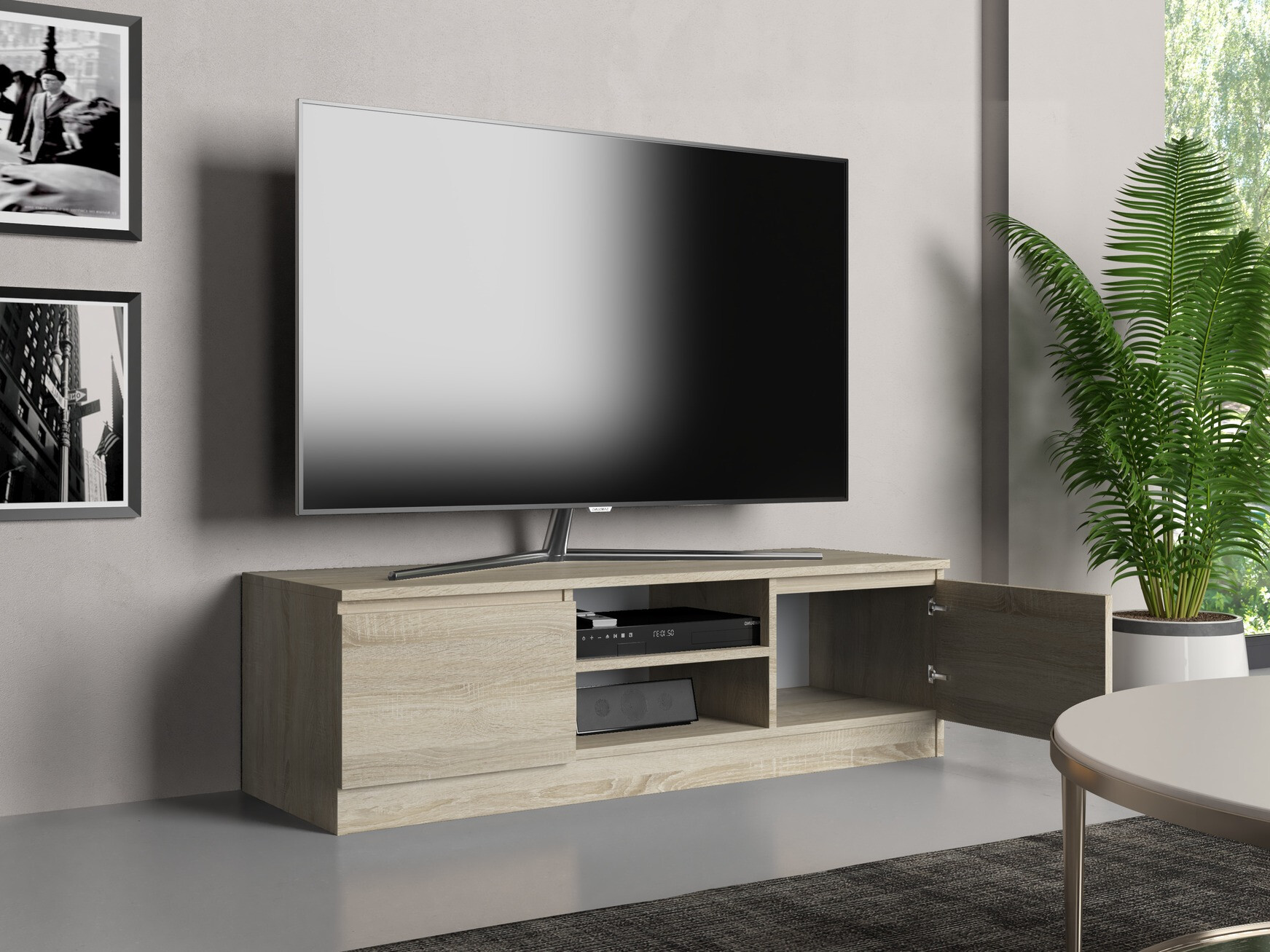 TV-omarica Elbvelu 123 (Sonoma hrast)