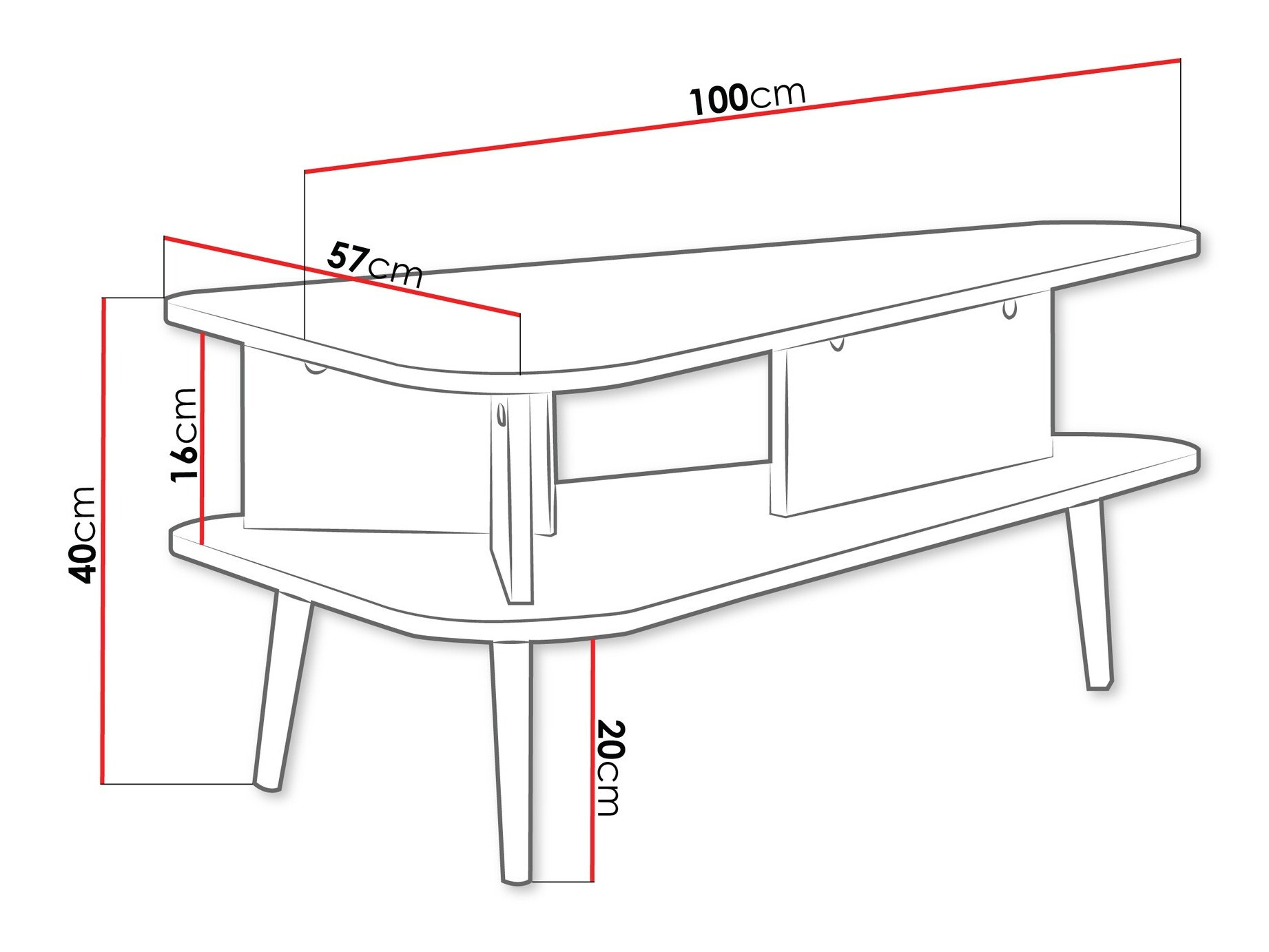 Klubska mizica Livetre 102