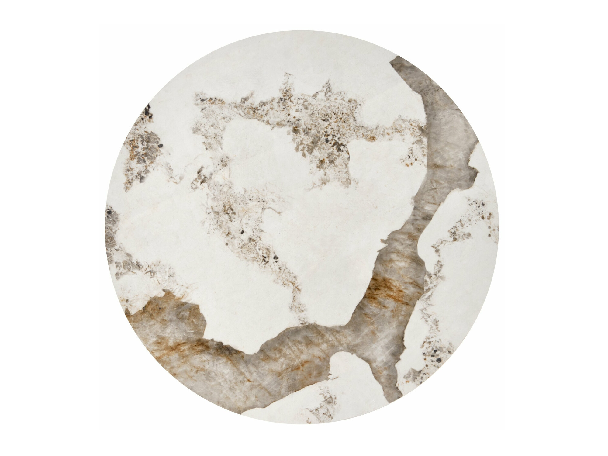 Komplet klubskih mizic Houston 1658 (Bela + Beli marmor)