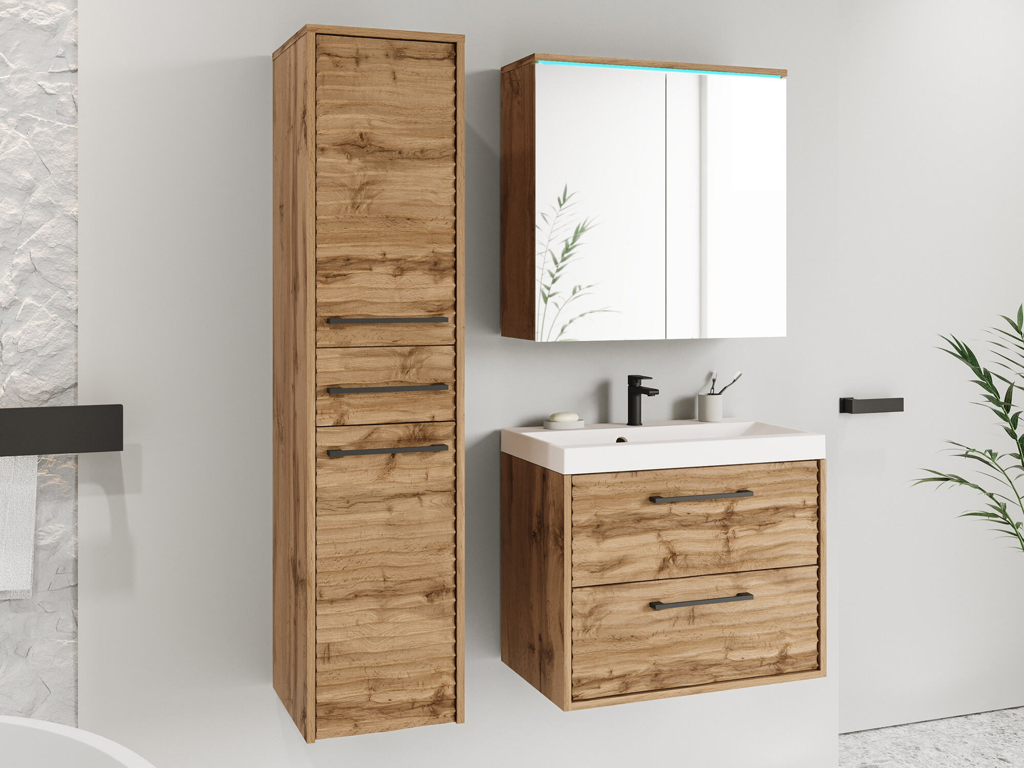 Kopalniški komplet Sarasota 173 (Wotan hrast)