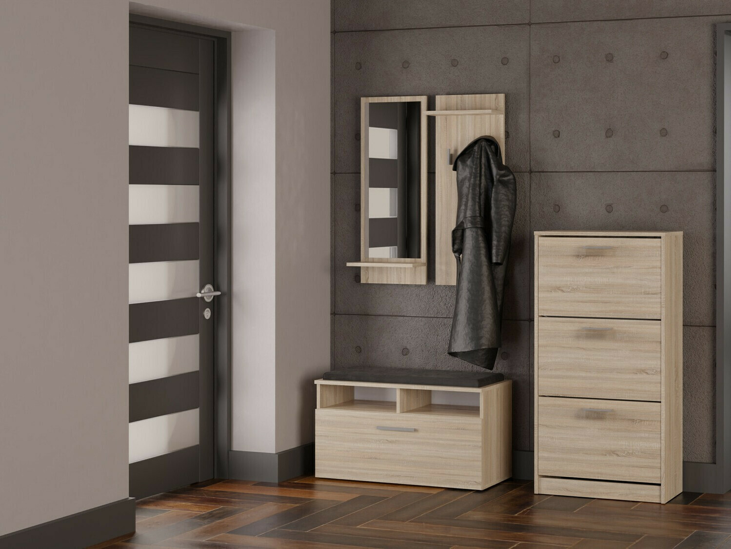 Obešalnik Mandeville 237 (Sonoma hrast)