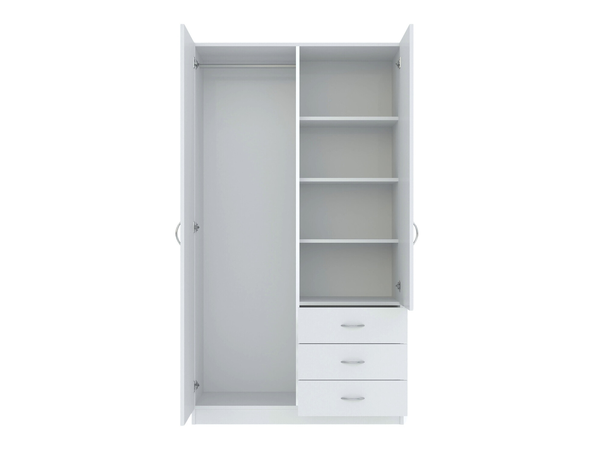 Garderobna omara Bristol 198 (Bela)