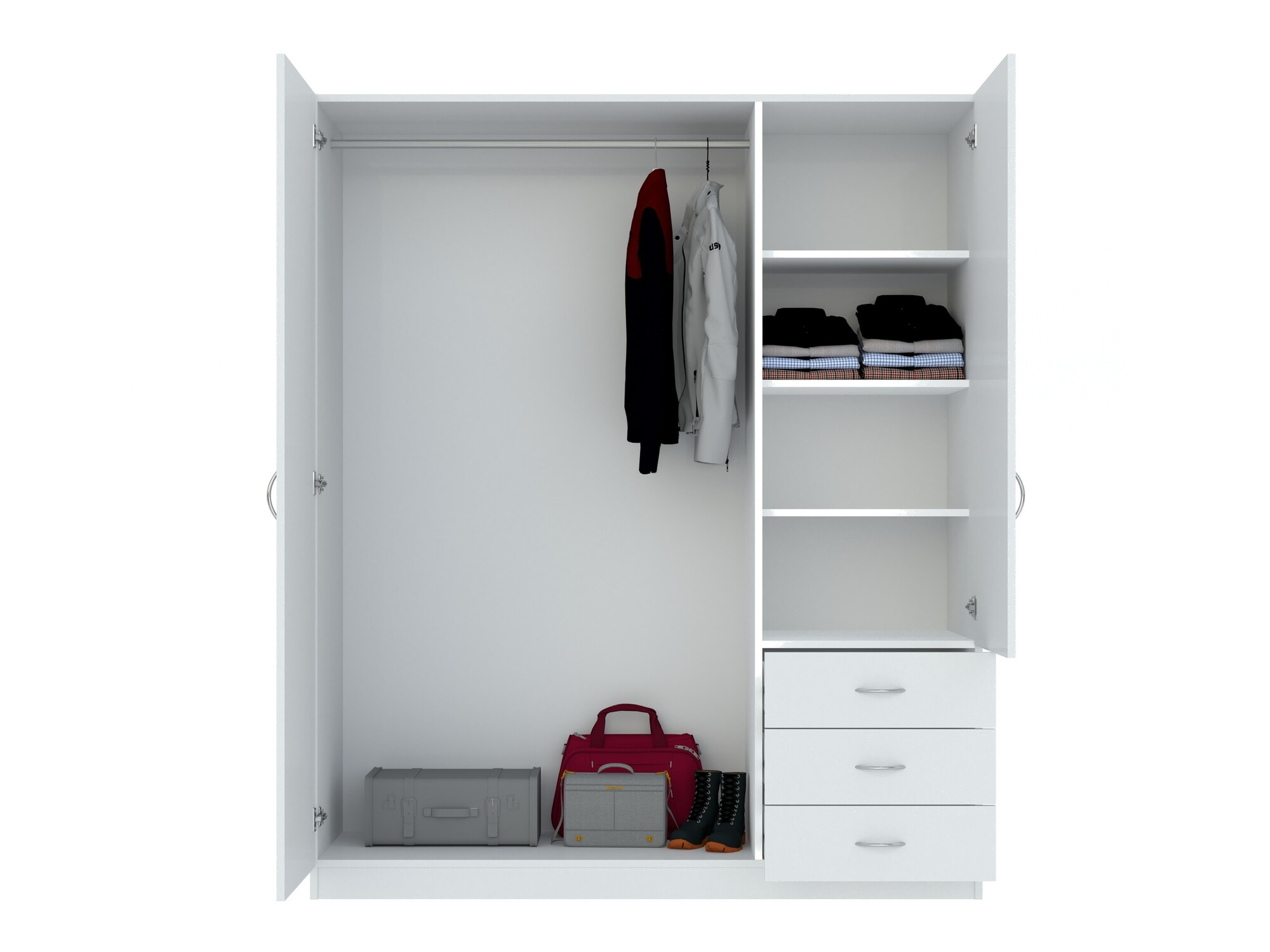 Garderobna omara Bristol 199 (Bela)