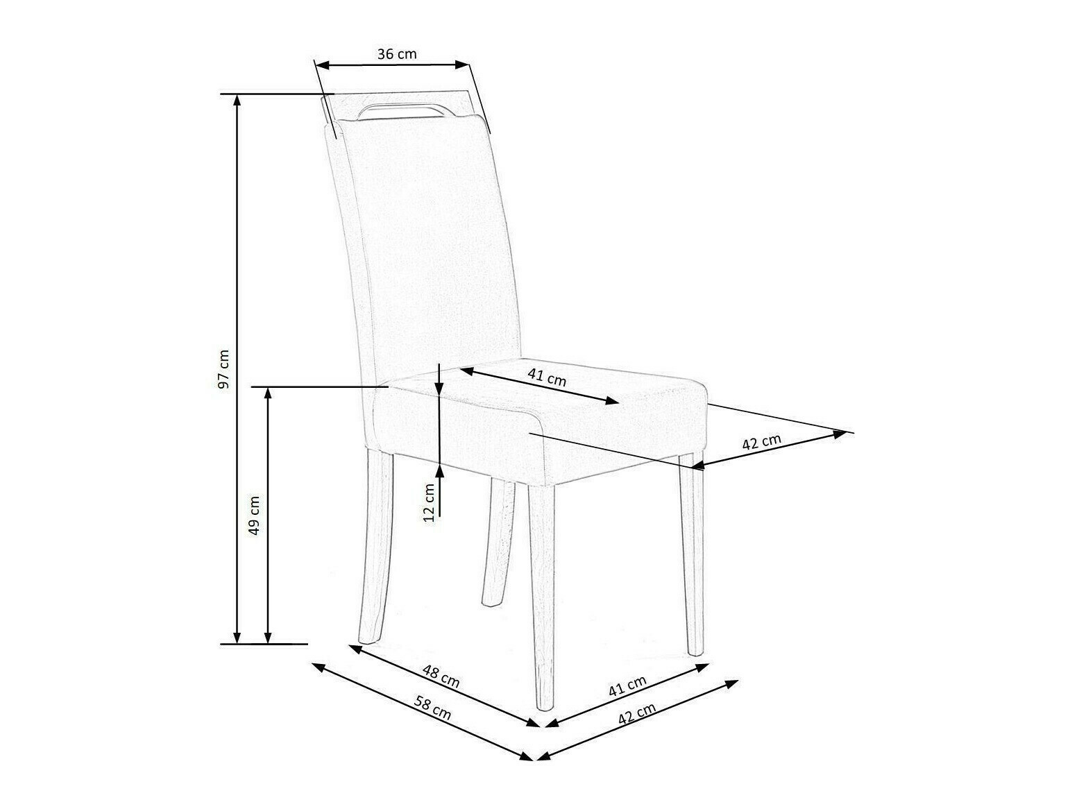 Stol Houston 1055 (Siva + Črna)