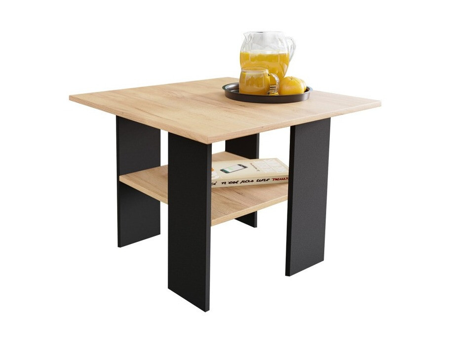 Klubska mizica Reading 102 (Črna + Craft hrast)