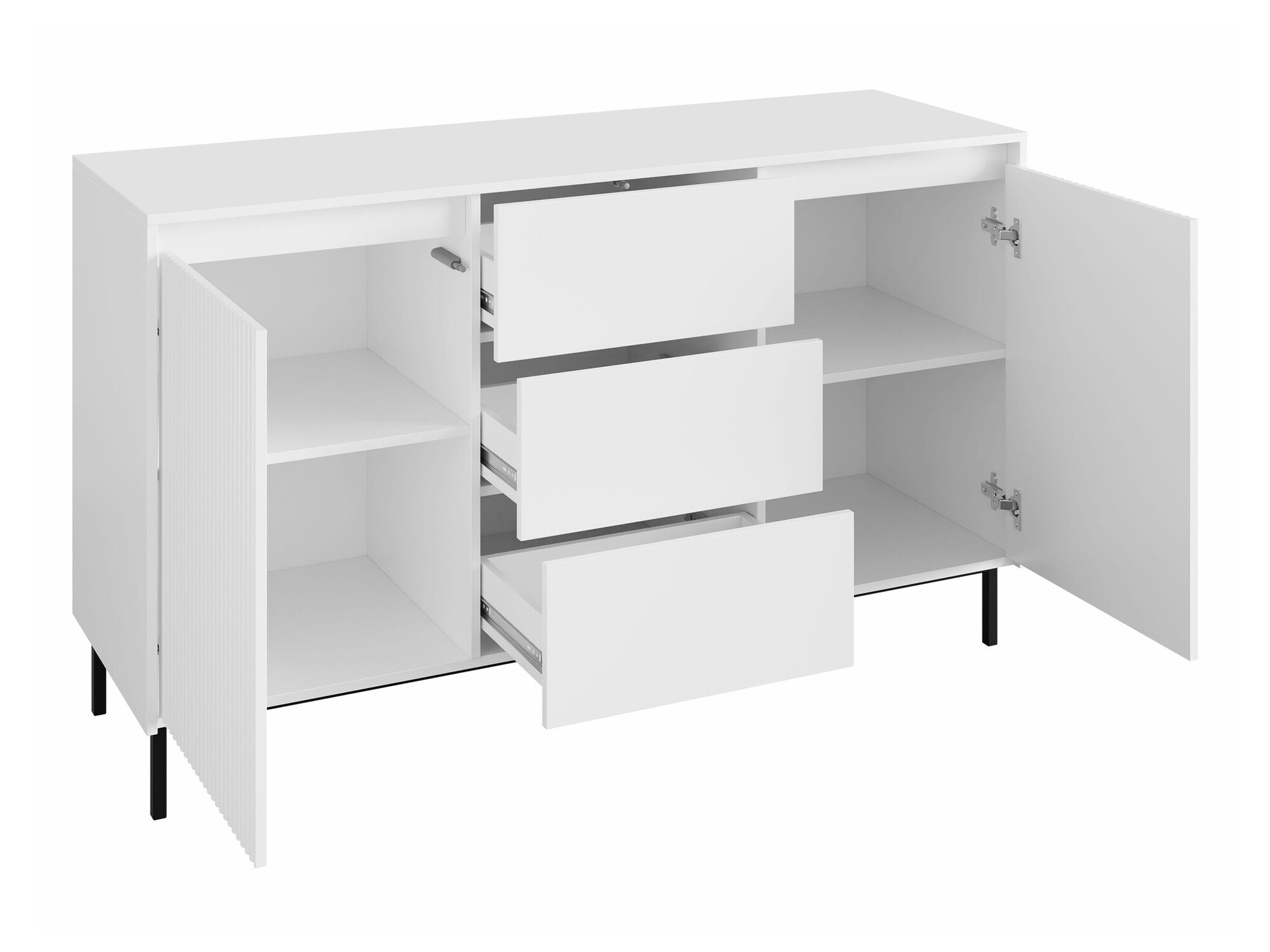 Komoda Comfivo Delruva 101 (Črna)