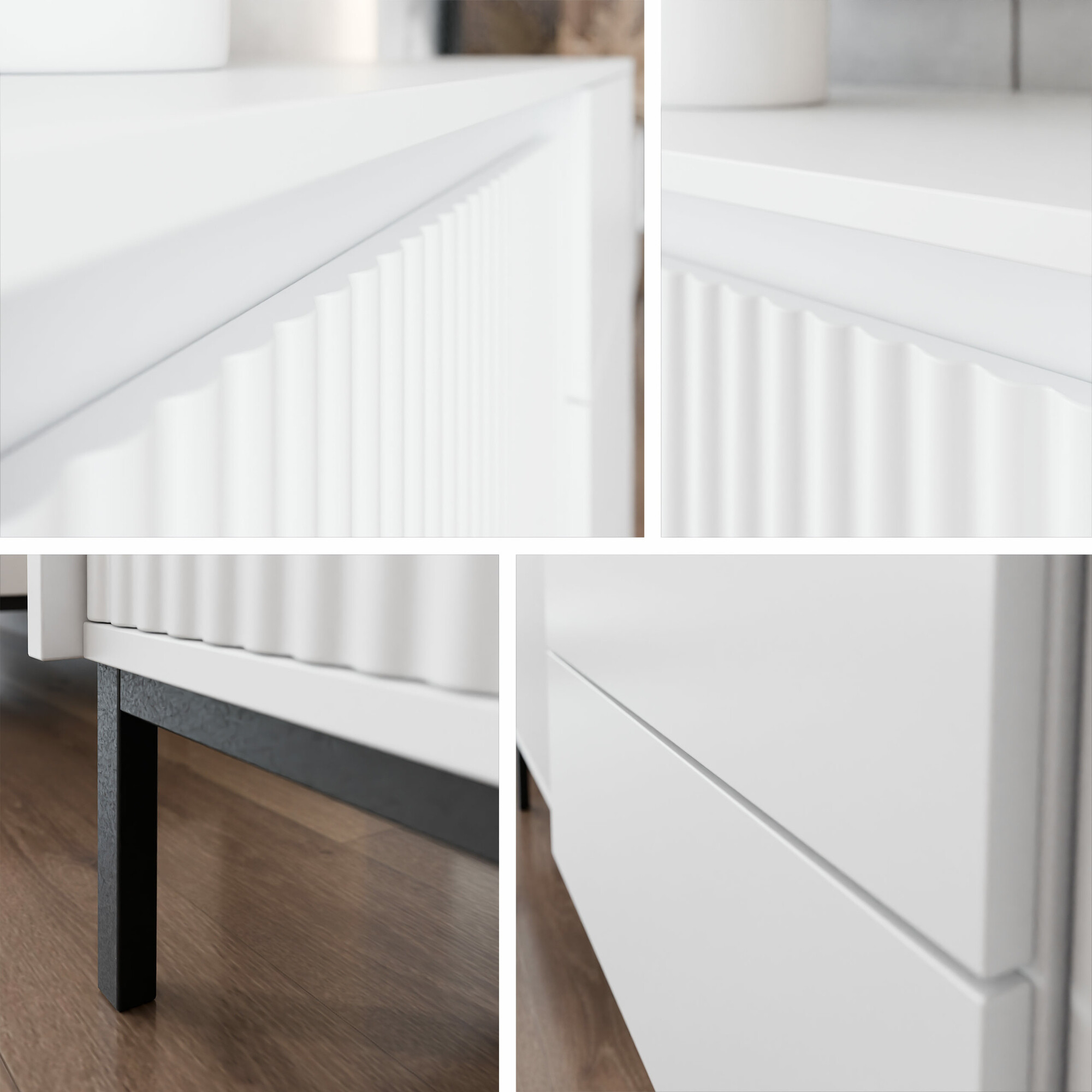 Komoda Comfivo Delruva (Bela)