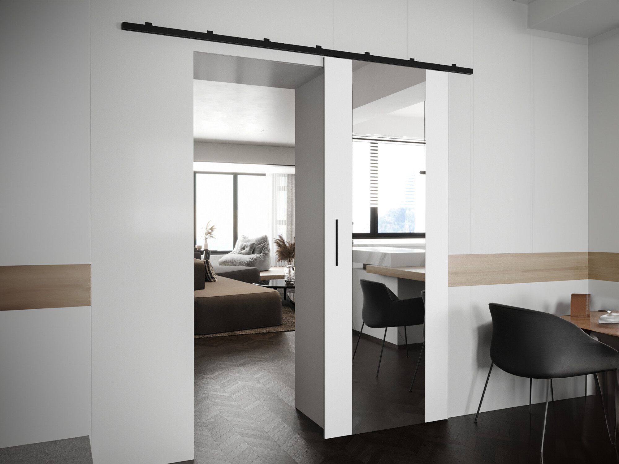 Drsna vrata Hartford 486 (Bela)