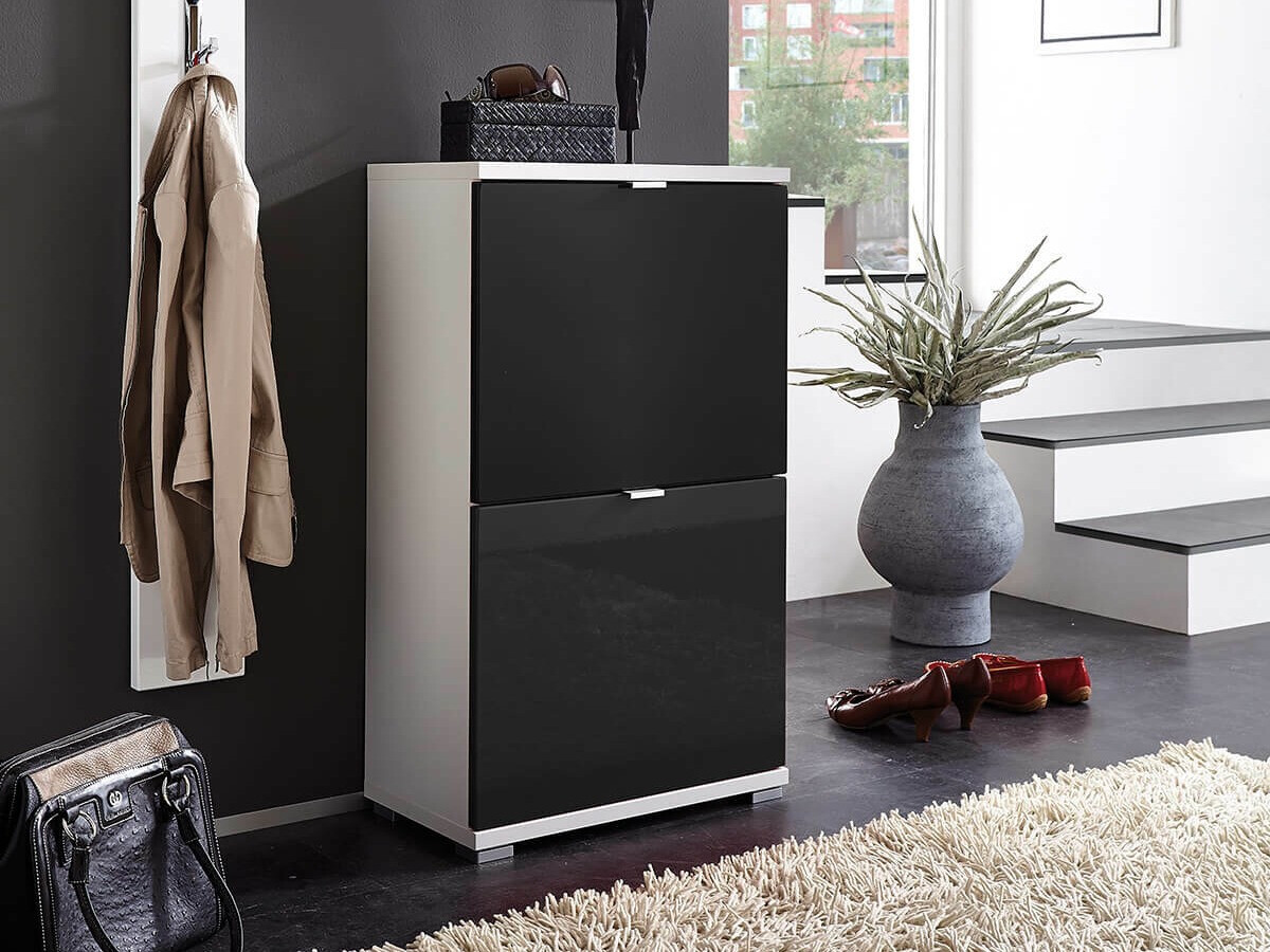 Omarica za čevlje Veltena 105 (Črna + Bela)