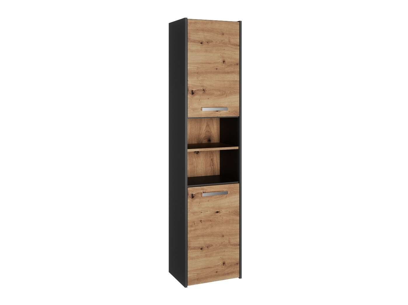 Prostostoječa Kopalniška omarica Mandeville 250 (Antracit + Artisan hrast)