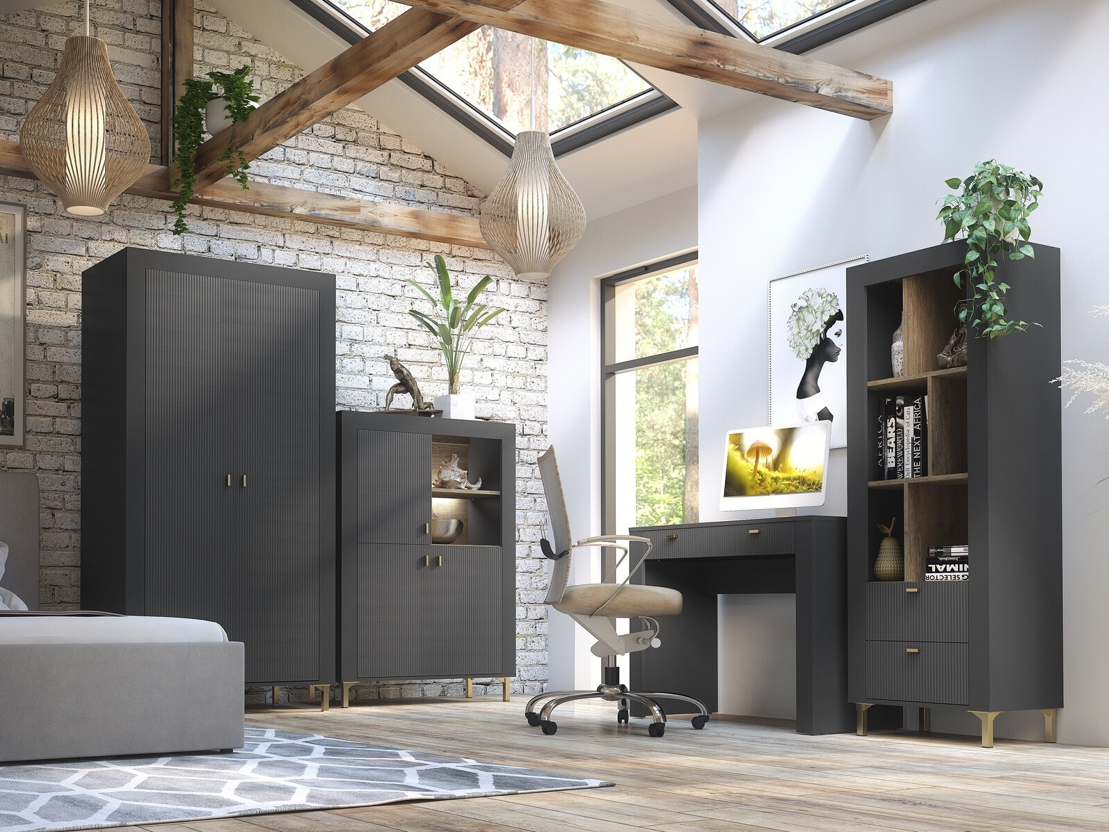 Regal Mormavu 102 (Mat črna)