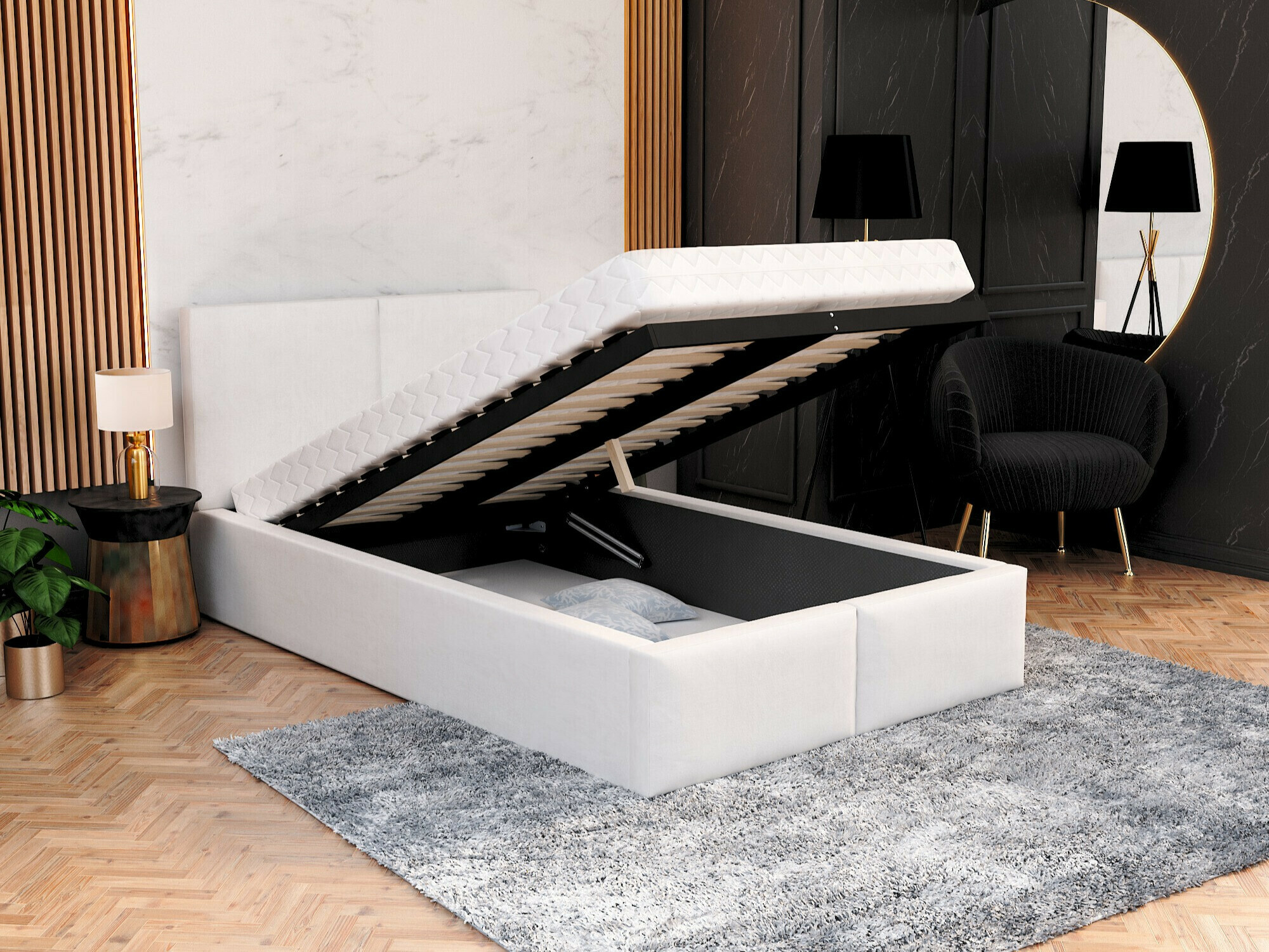 Postelja Fairfield 109 (Bela)