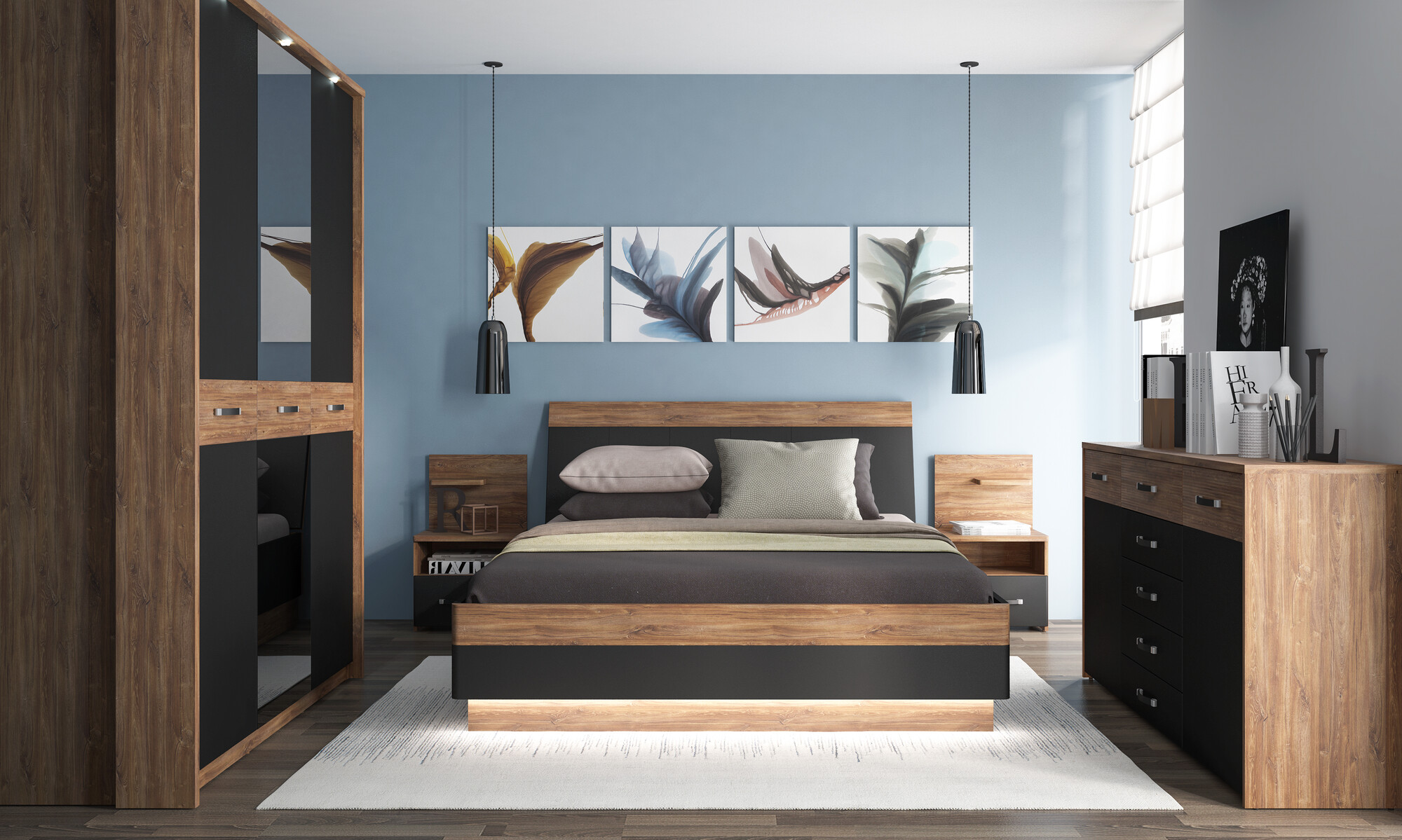 Postelja Melenou 104