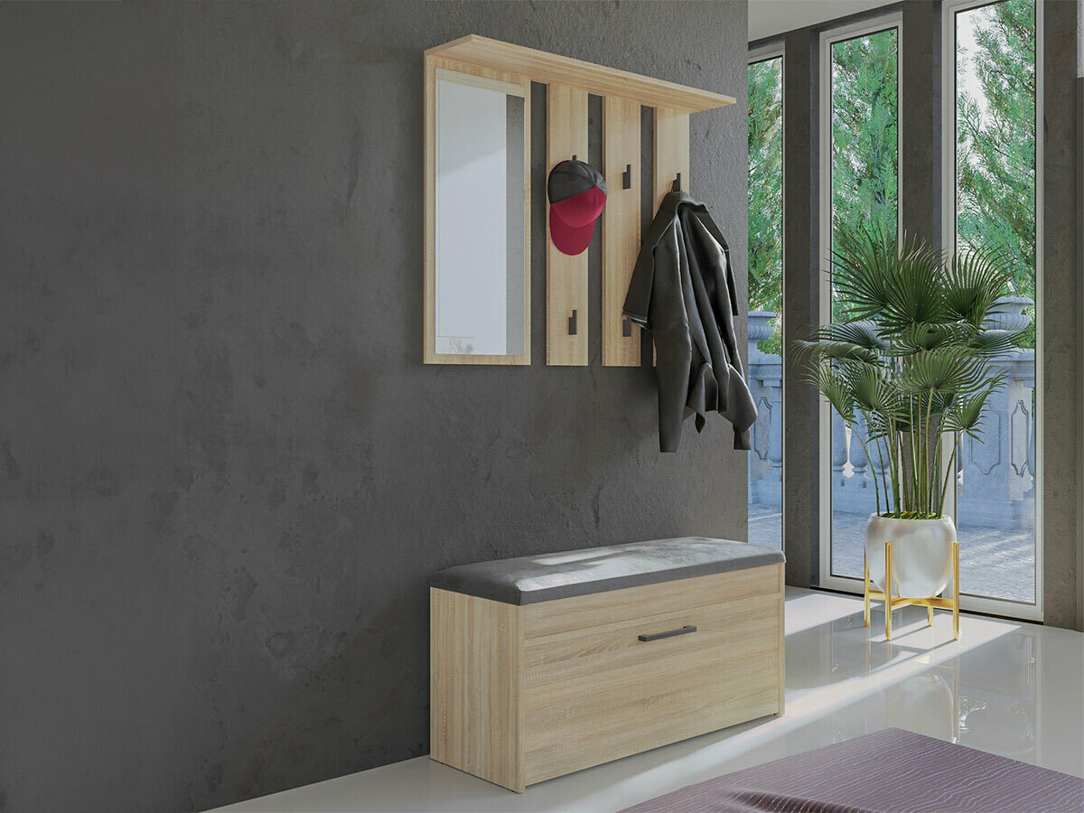 Komplet za predsobo Mandeville 218 (Sonoma hrast)