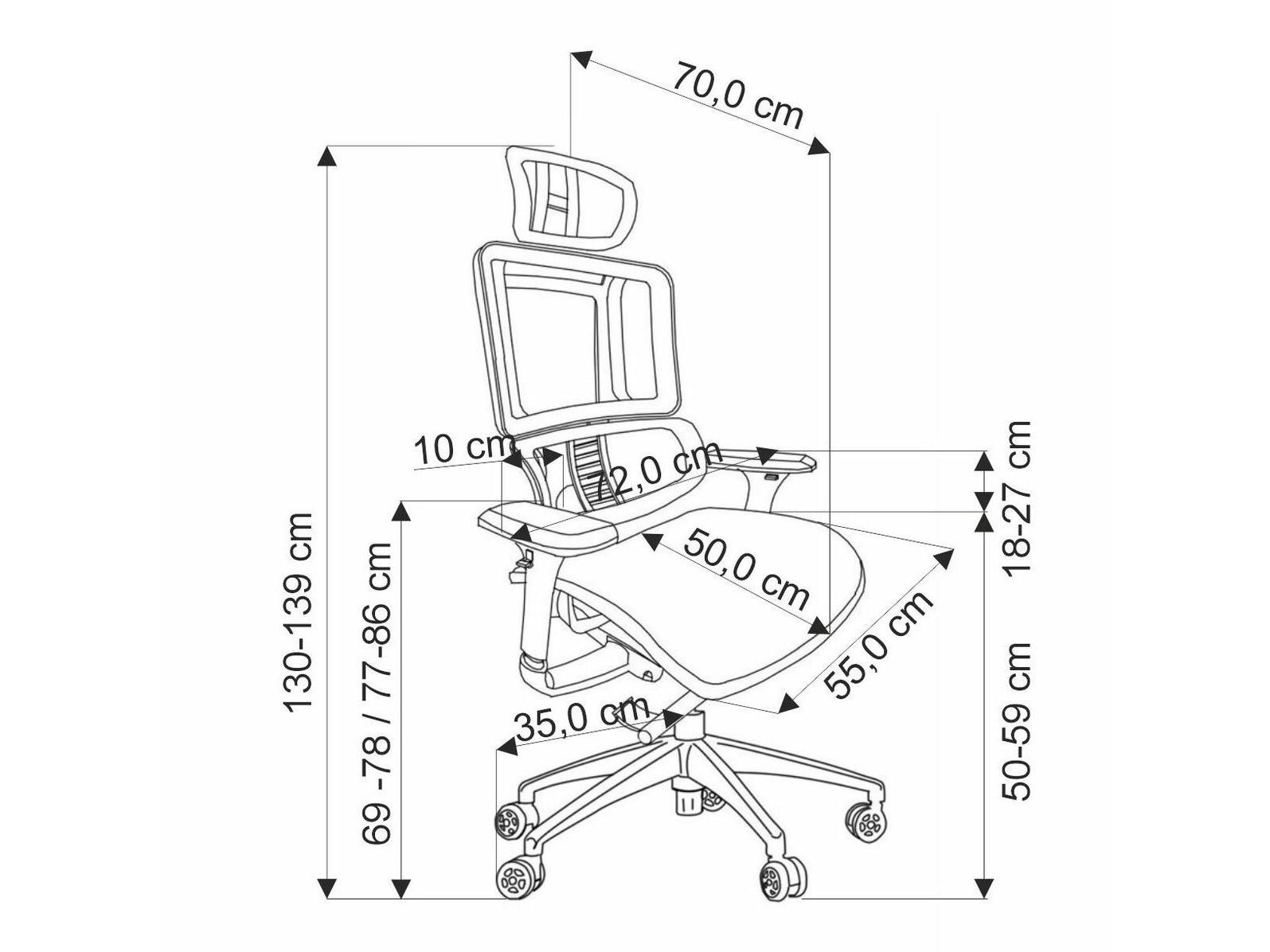 Pisarniški stol Houston 1656