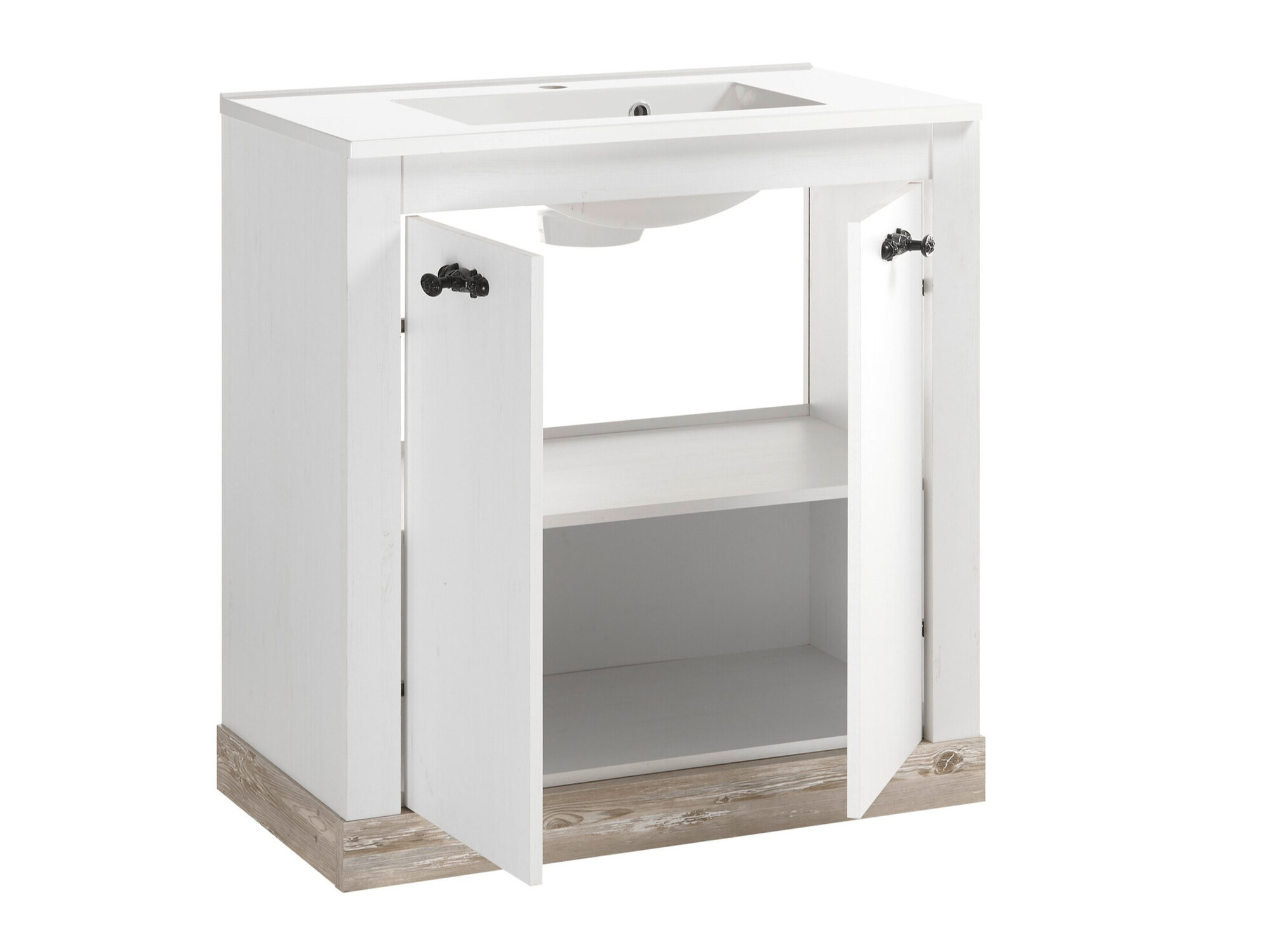 Prostostoječa kopalniška omarica za umivalnik Daltori 142