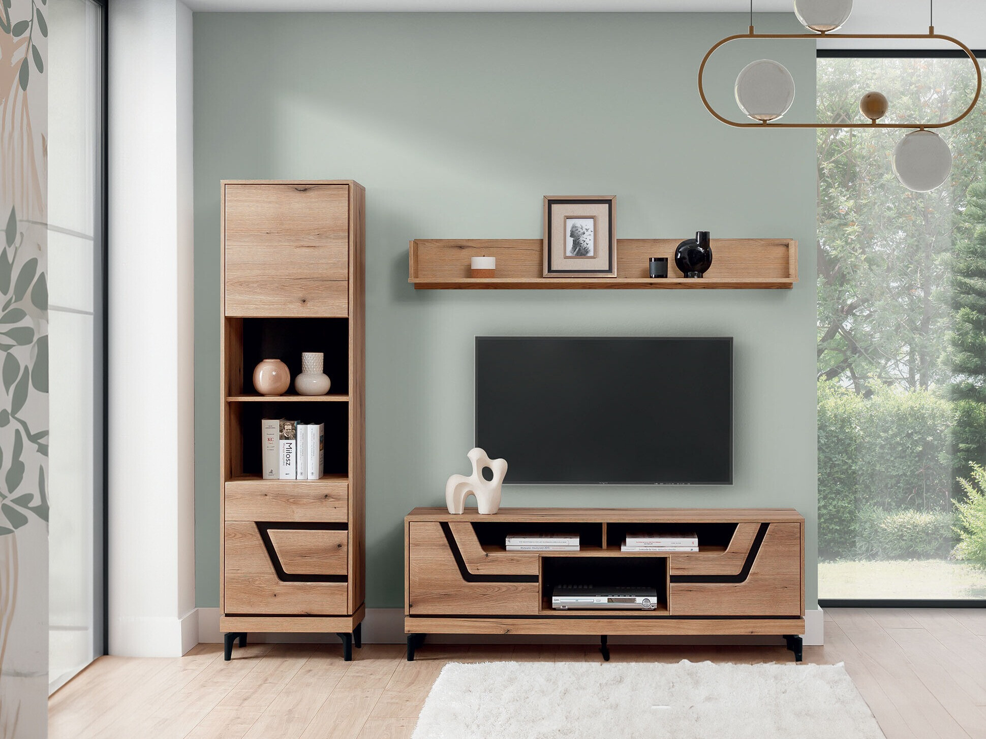 Stenska polica Vernuo 105