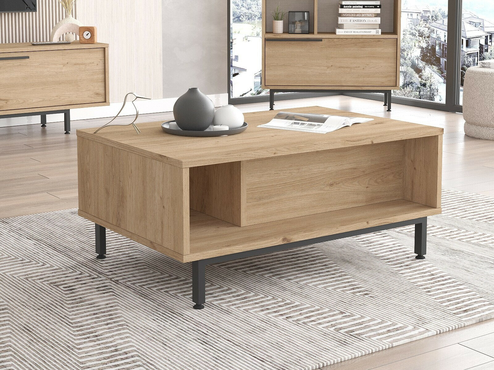 Klubska mizica Fertore 102 (Oreh)