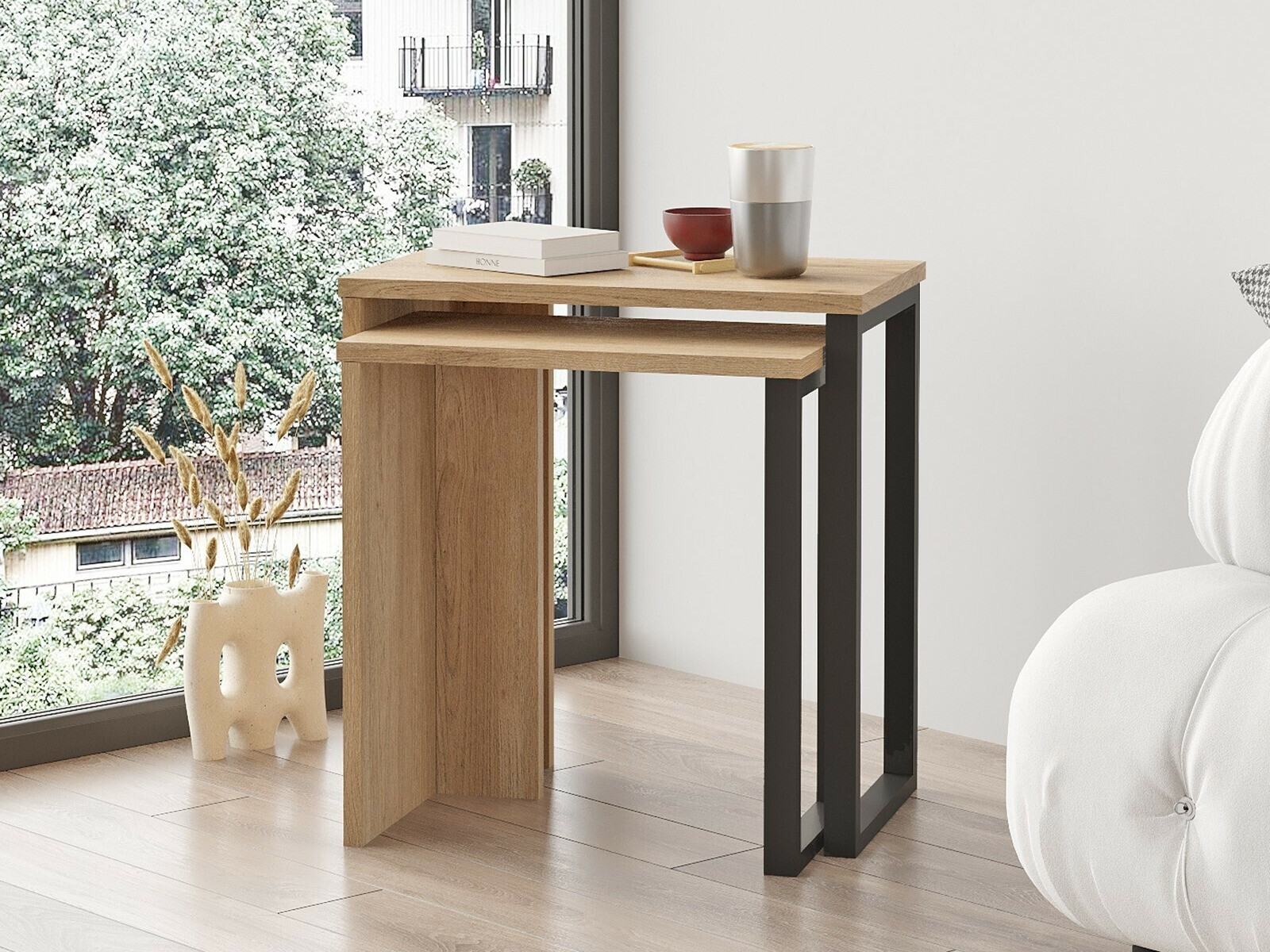 Komplet stranskih mizic Fertore 106 (Oreh)