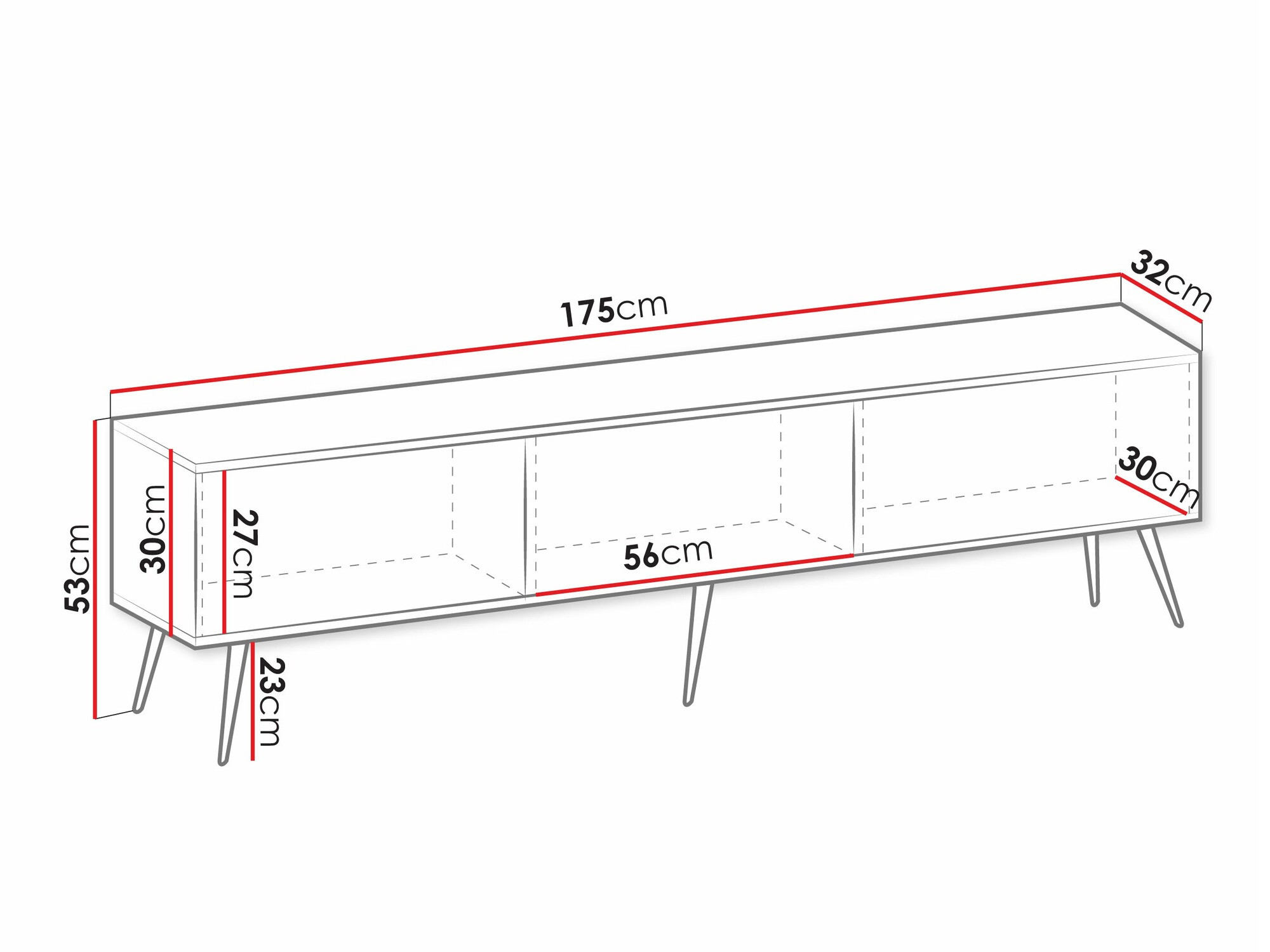 TV-omarica Princal II (Črna)