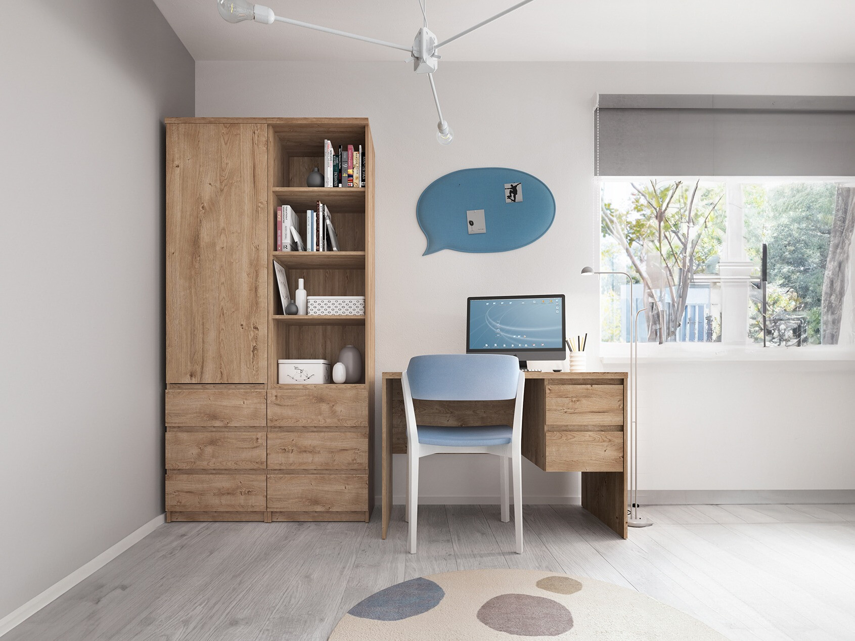 Komplet za domačo pisarno Merfere 123