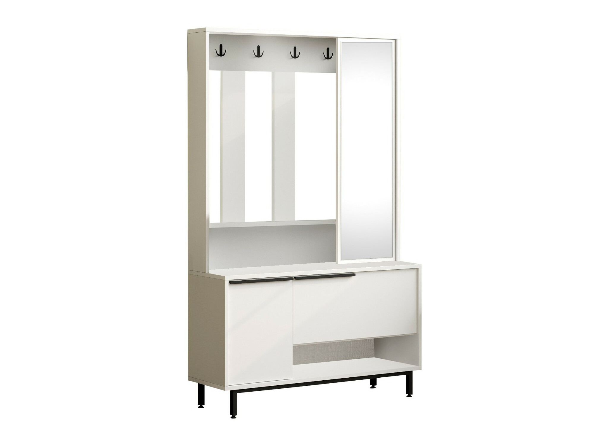 Komplet za predsobo Fertore 110 (Bela)