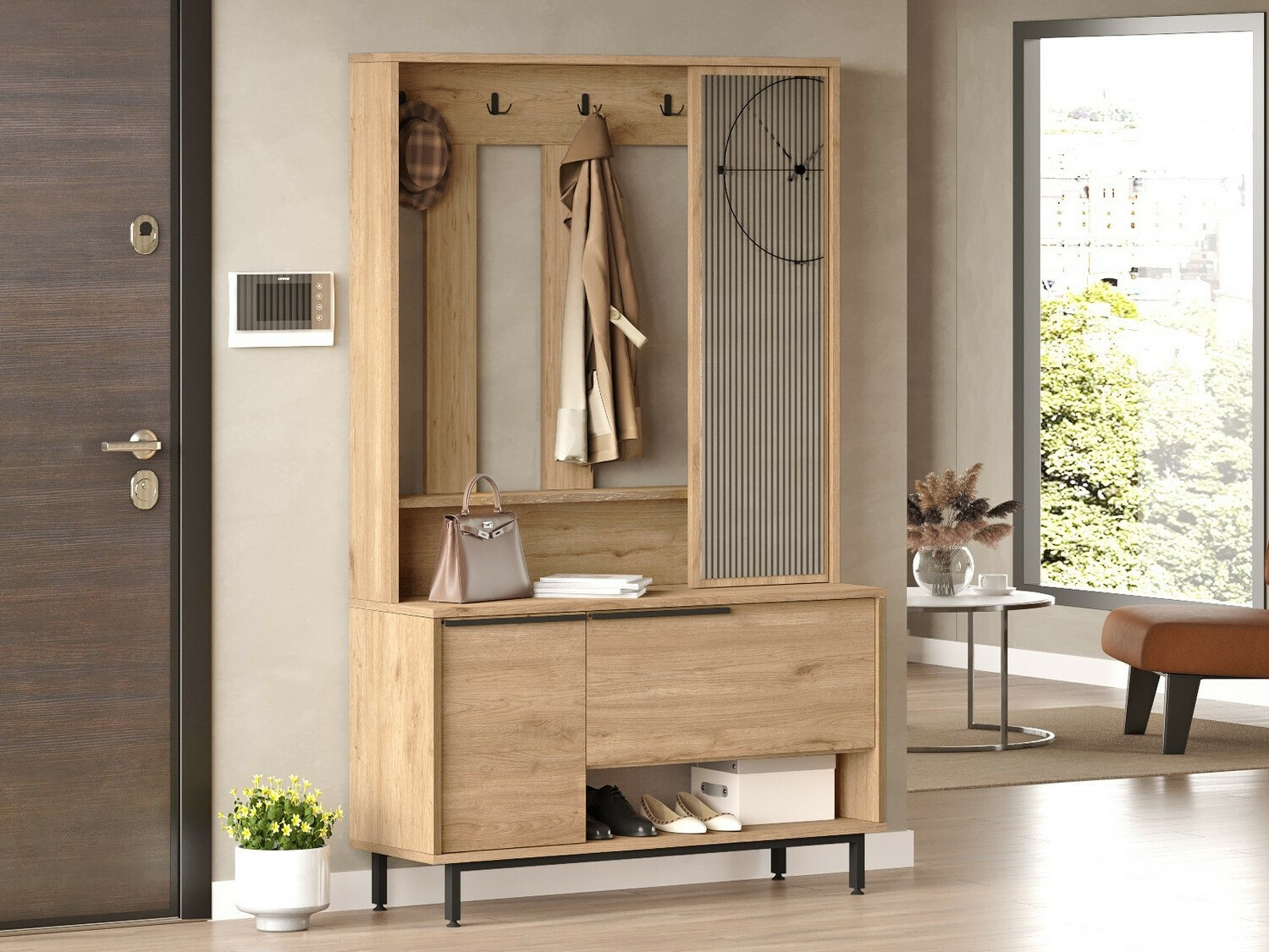 Komplet za predsobo Fertore 110 (Oreh)